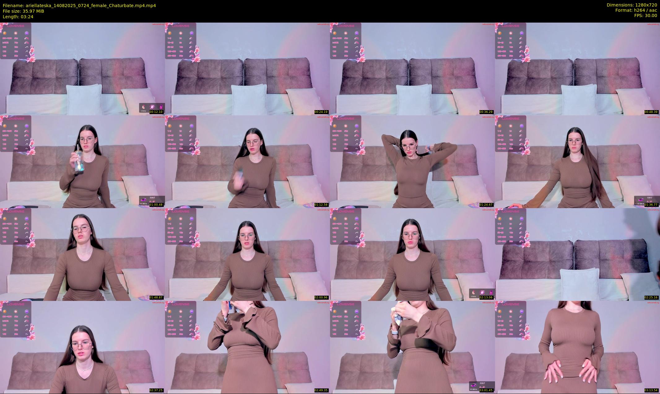 ariellateska — 4 minute Chaturbate female cam show recording, 720p, Aug 14, 2025