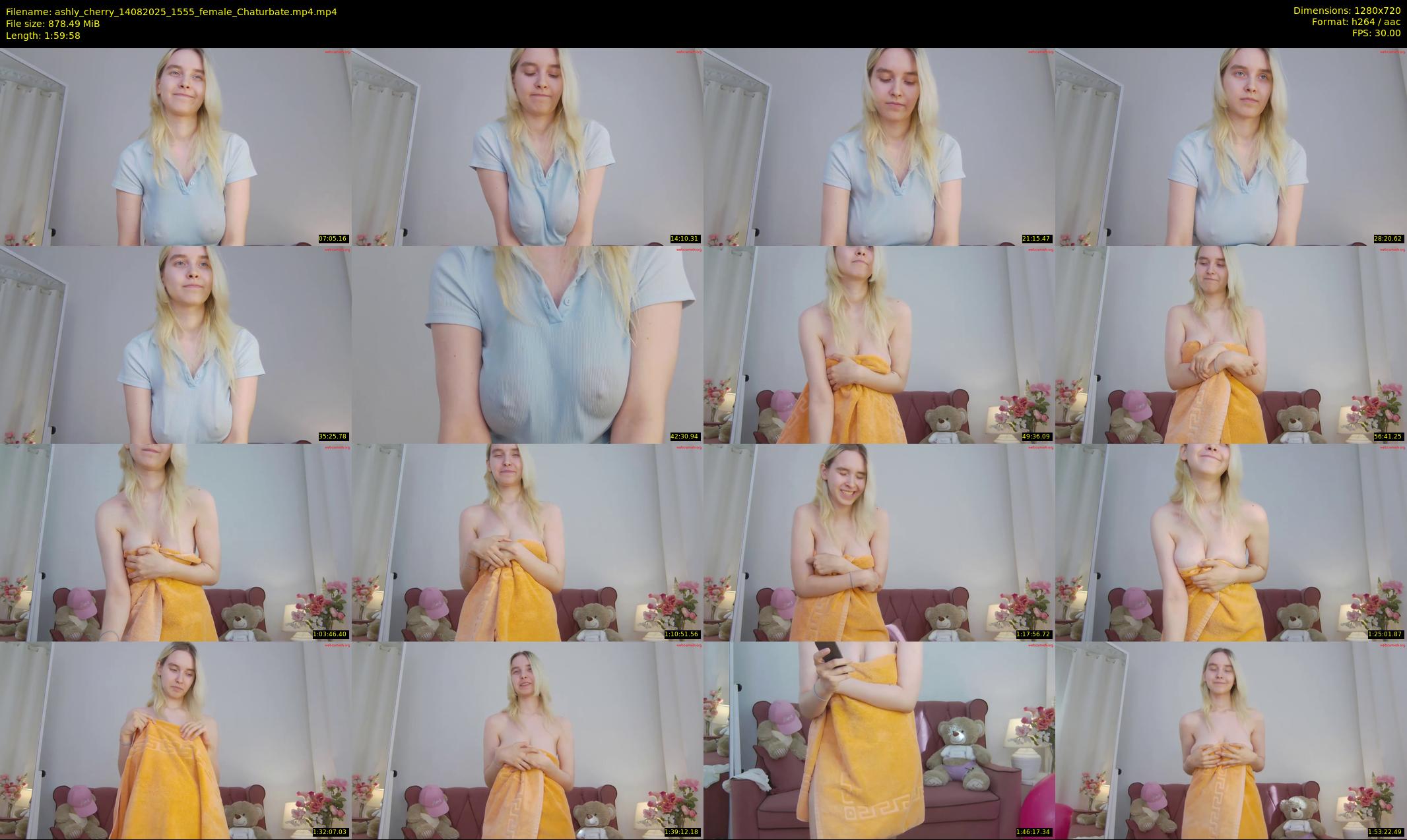 ashly_cherry — 120 minute Chaturbate female cam show recording, 720p, Aug 14, 2025