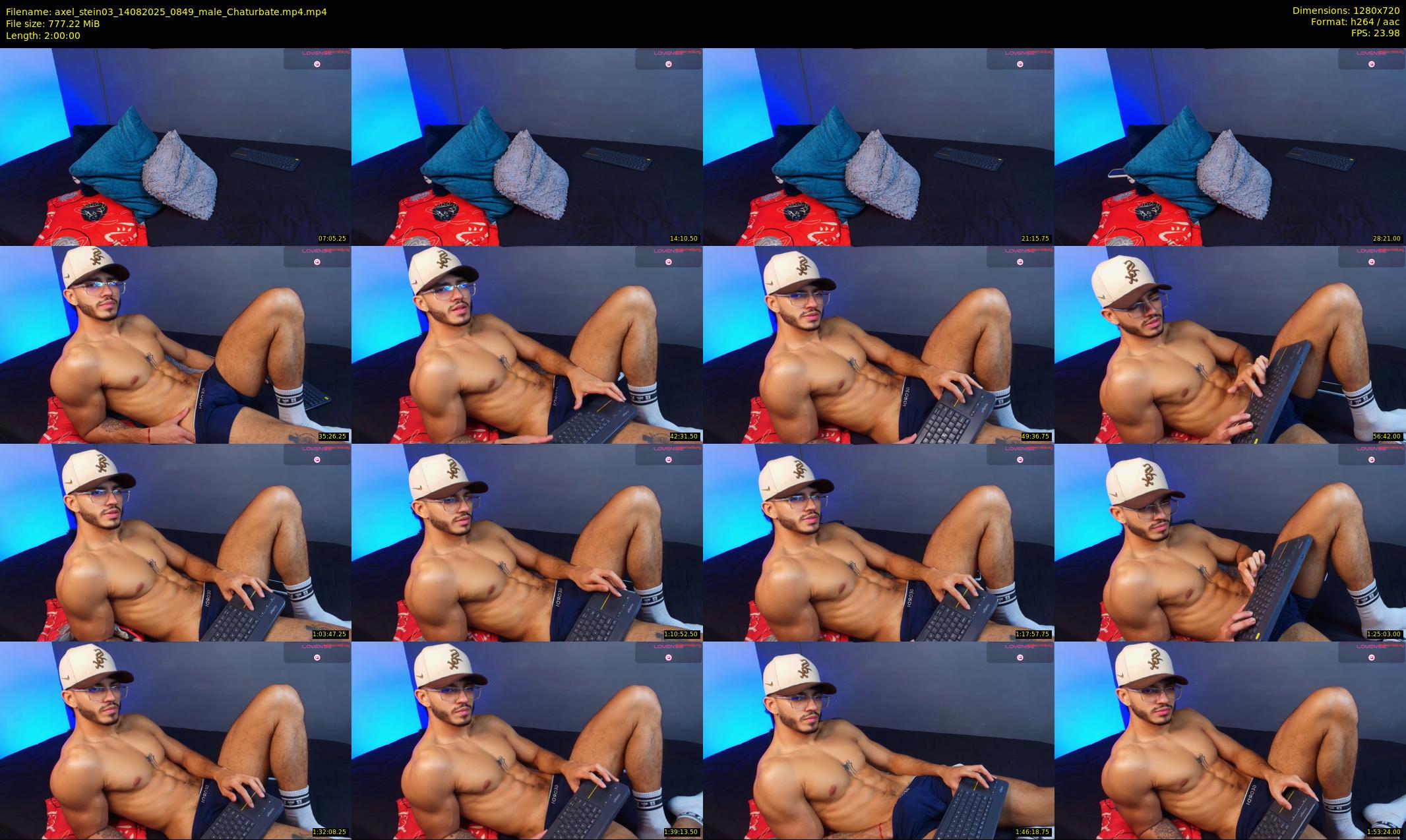 axel_stein03 — 120 minute Chaturbate male cam show recording, 720p, Aug 14, 2025