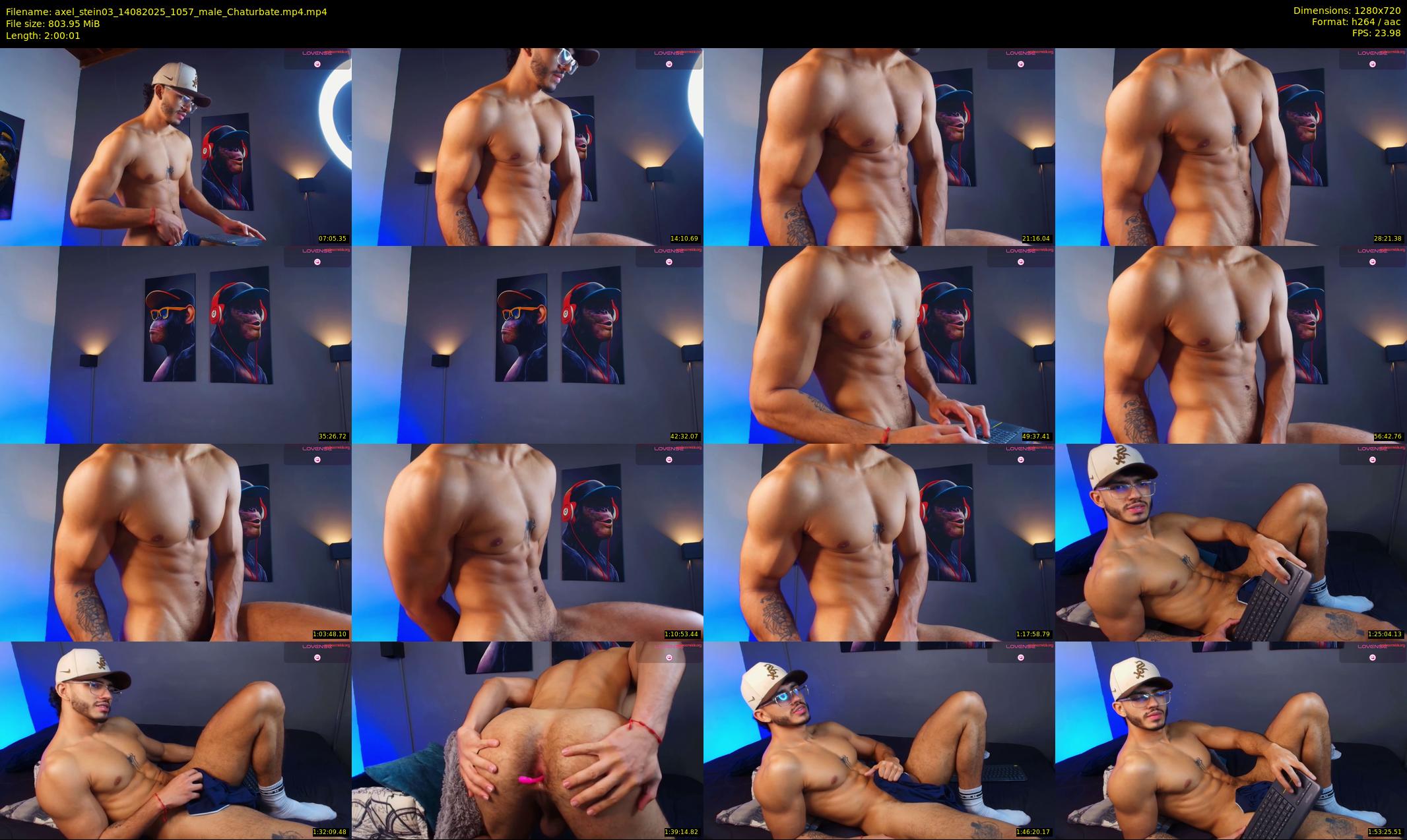 axel_stein03 — 121 minute Chaturbate male cam show recording, 720p, Aug 14, 2025