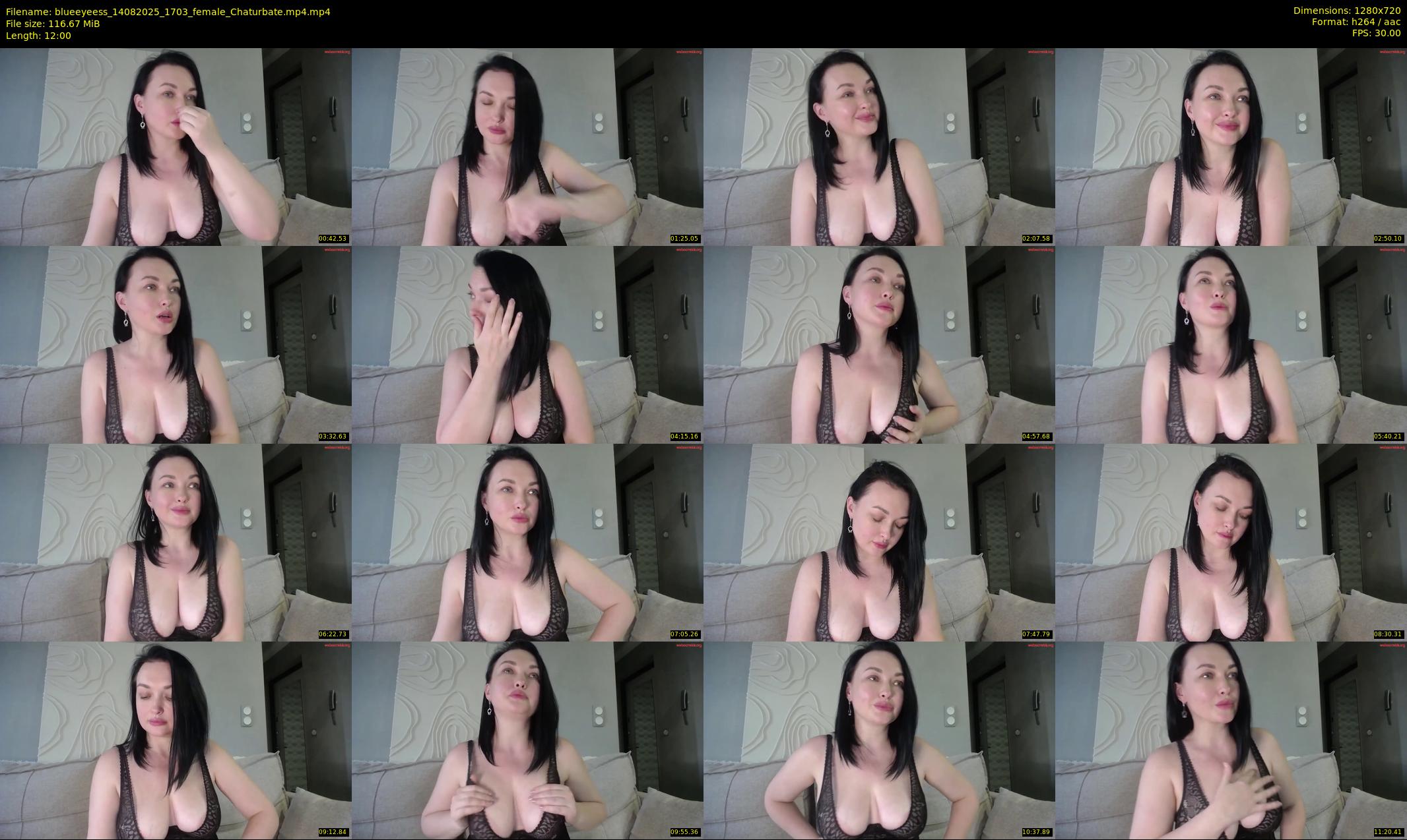 blueeyeess — 12 minute Chaturbate female cam show recording, 720p, Aug 14, 2025