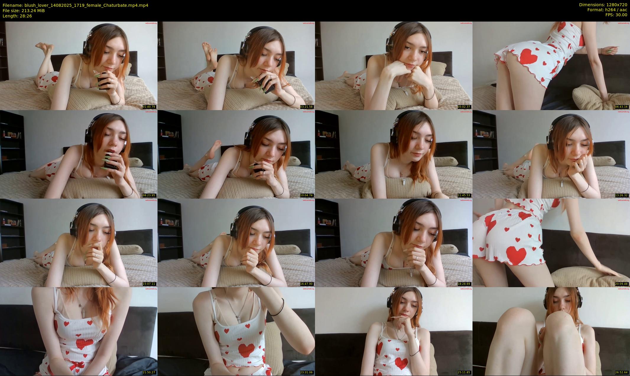 blush_lover — 29 minute Chaturbate female cam show recording, 720p, Aug 14, 2025