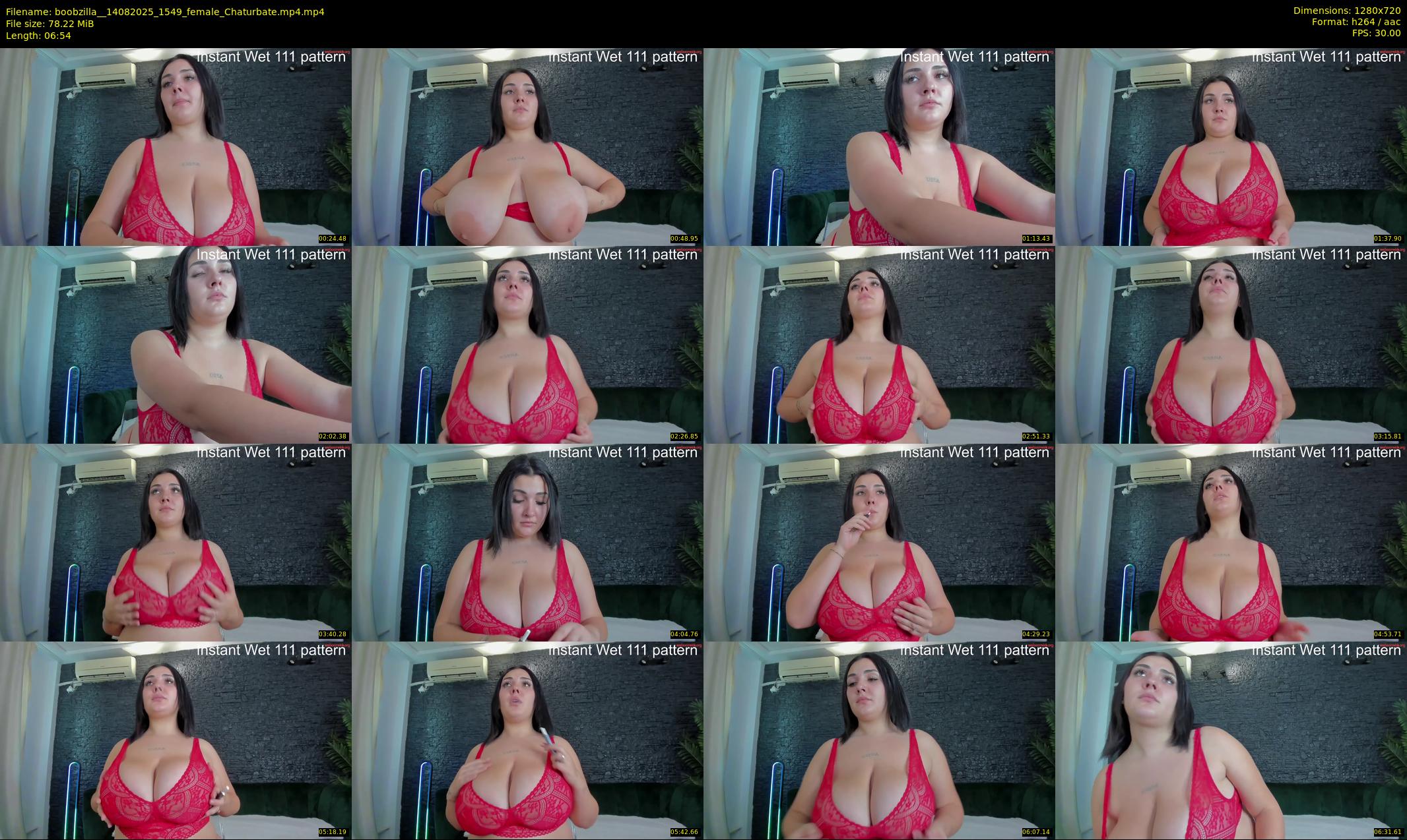 boobzilla_ — 7 minute Chaturbate female cam show recording, 720p, Aug 14, 2025
