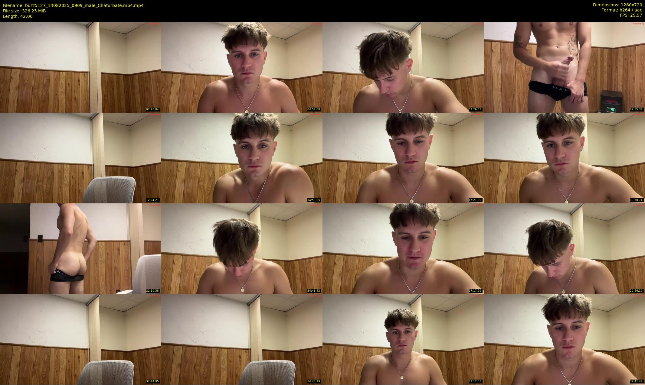 buzz5127 — 42 minute Chaturbate male cam show recording, 720p, Aug 14, 2025