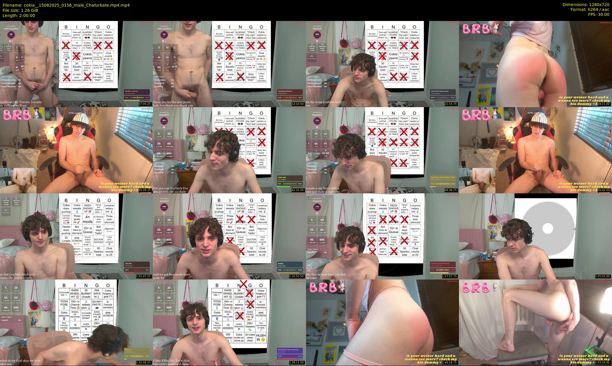 cokia_ — 120 minute Chaturbate male cam show recording, 720p, Aug 15, 2025