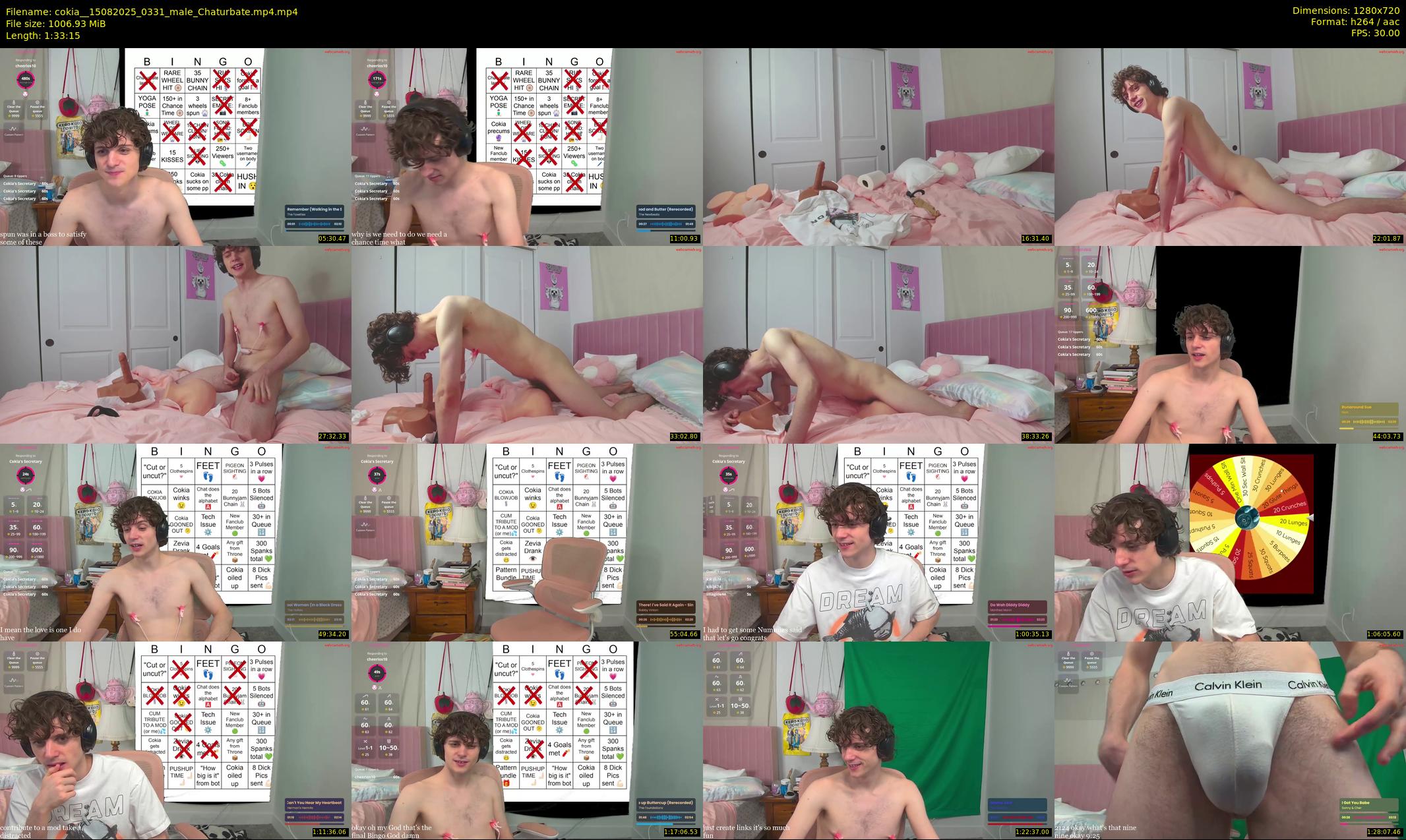 cokia_ — 94 minute Chaturbate male cam show recording, 720p, Aug 15, 2025