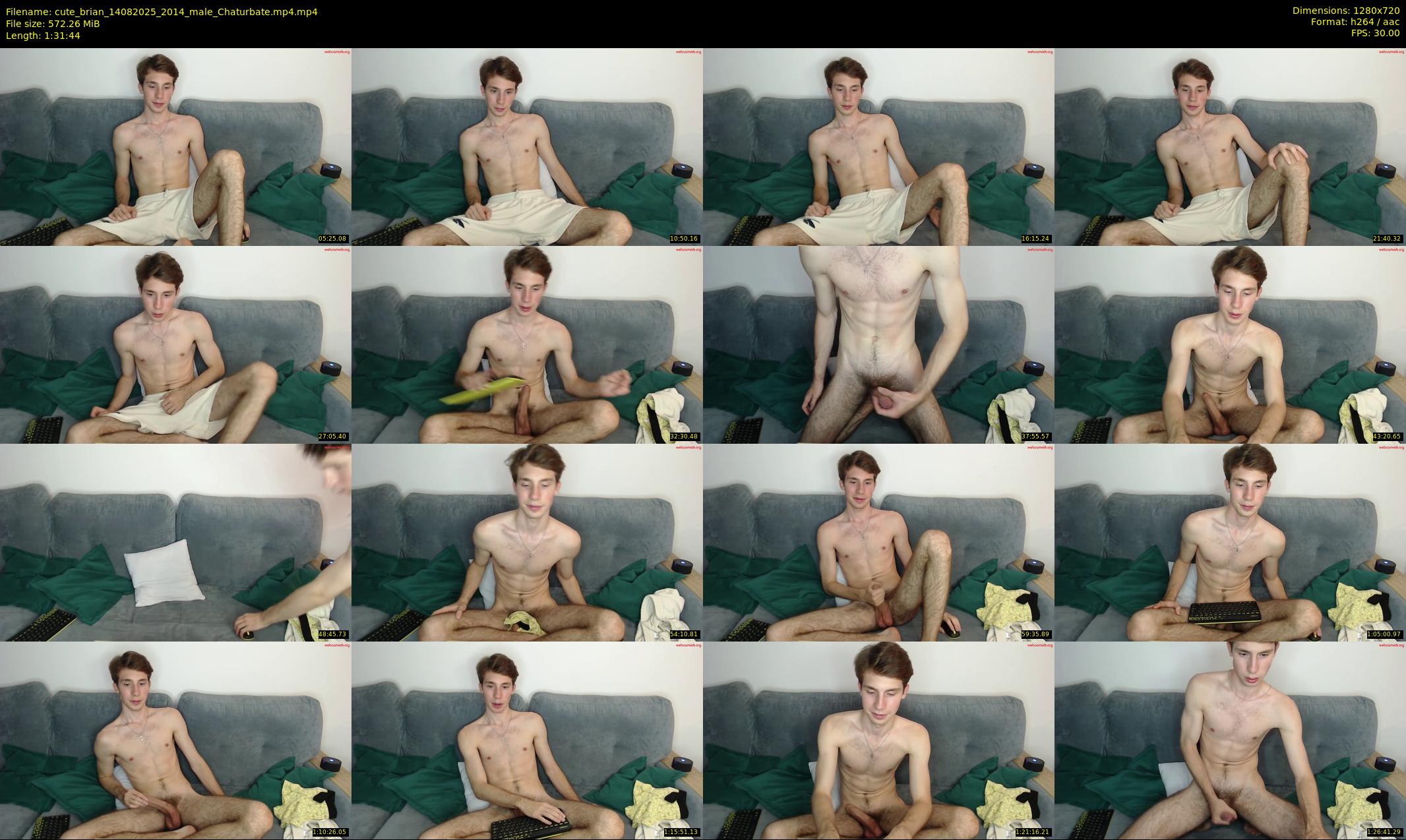 cute_brian — 92 minute Chaturbate male cam show recording, 720p, Aug 14, 2025
