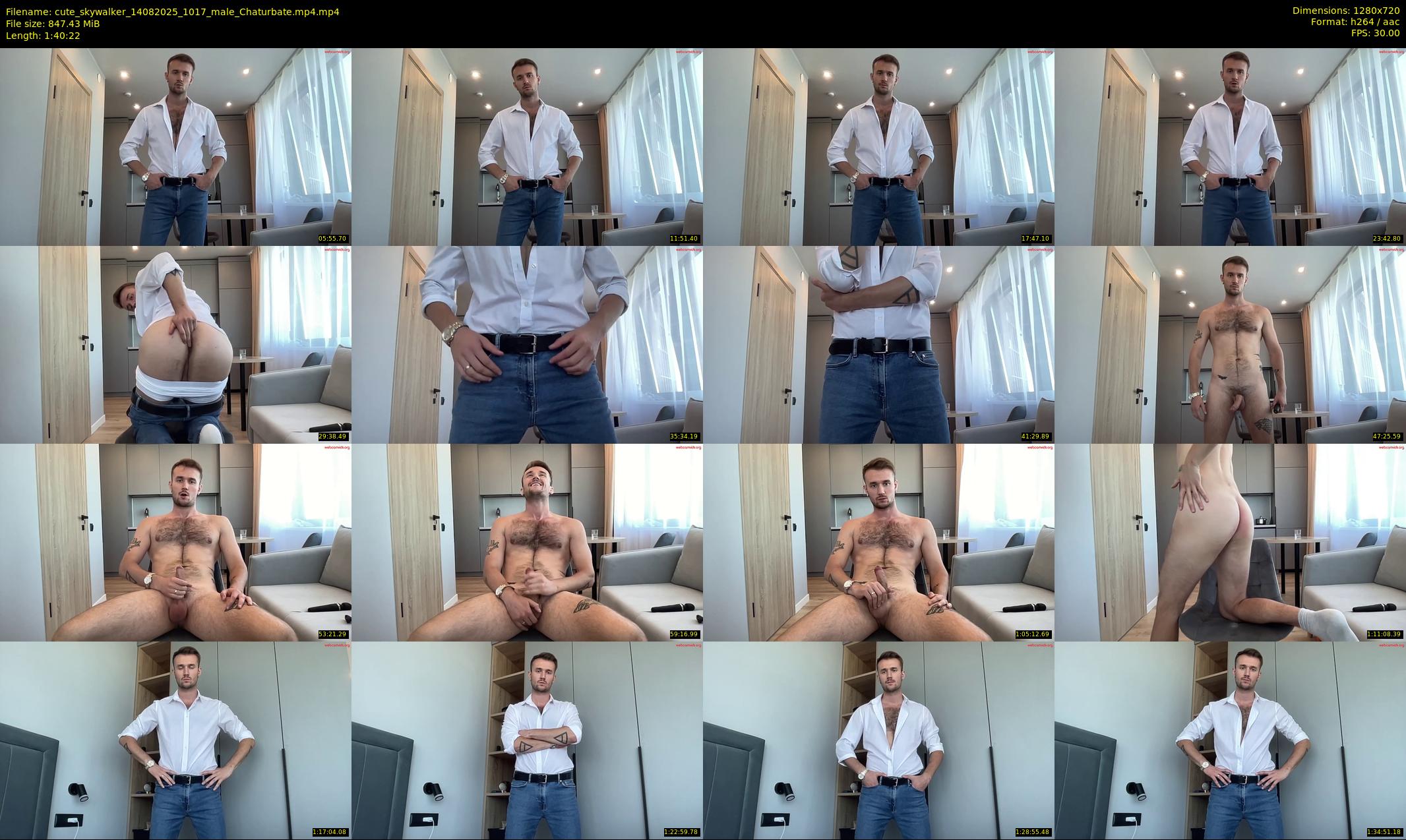 cute_skywalker — 101 minute Chaturbate male cam show recording, 720p, Aug 14, 2025
