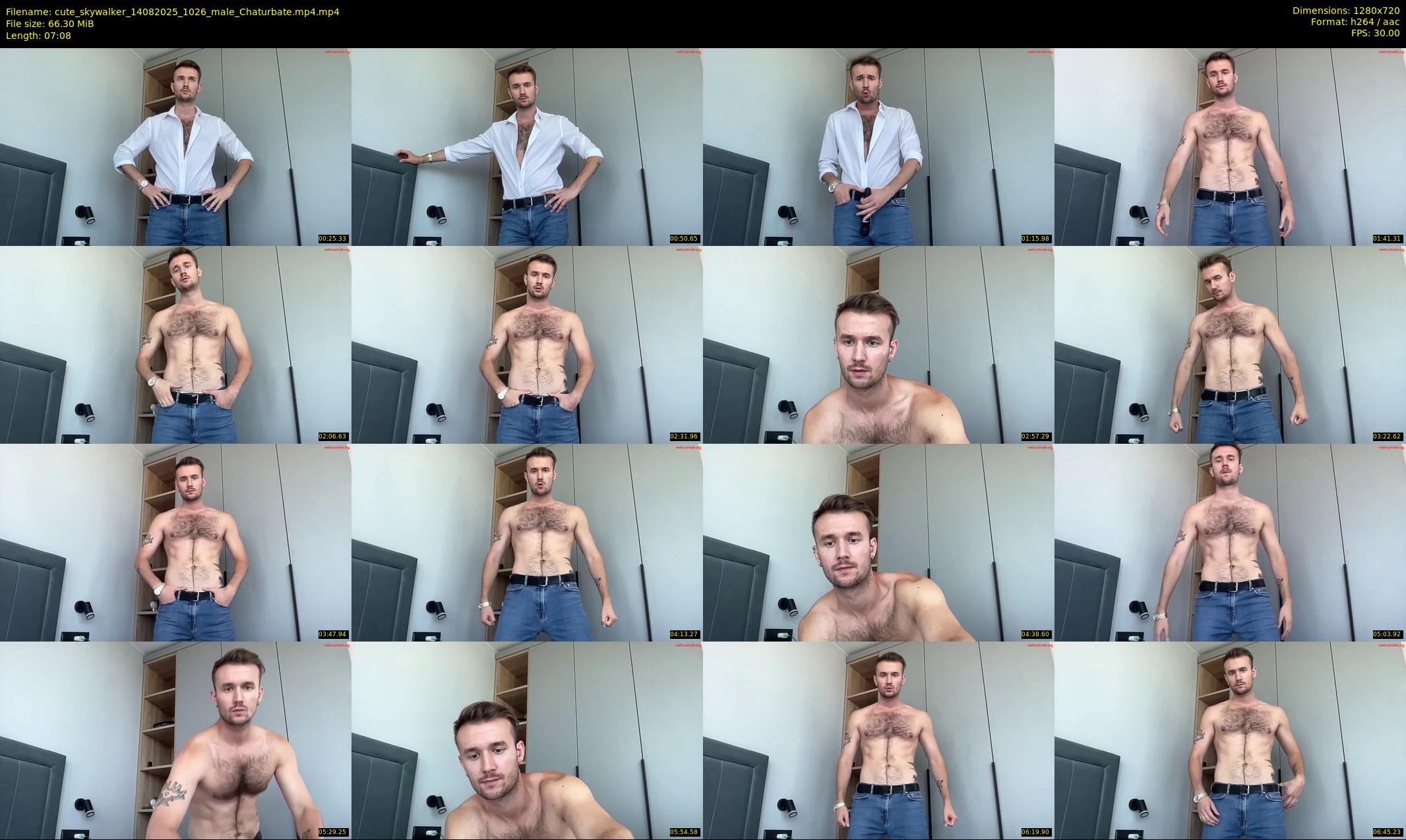 cute_skywalker — 8 minute Chaturbate male cam show recording, 720p, Aug 14, 2025