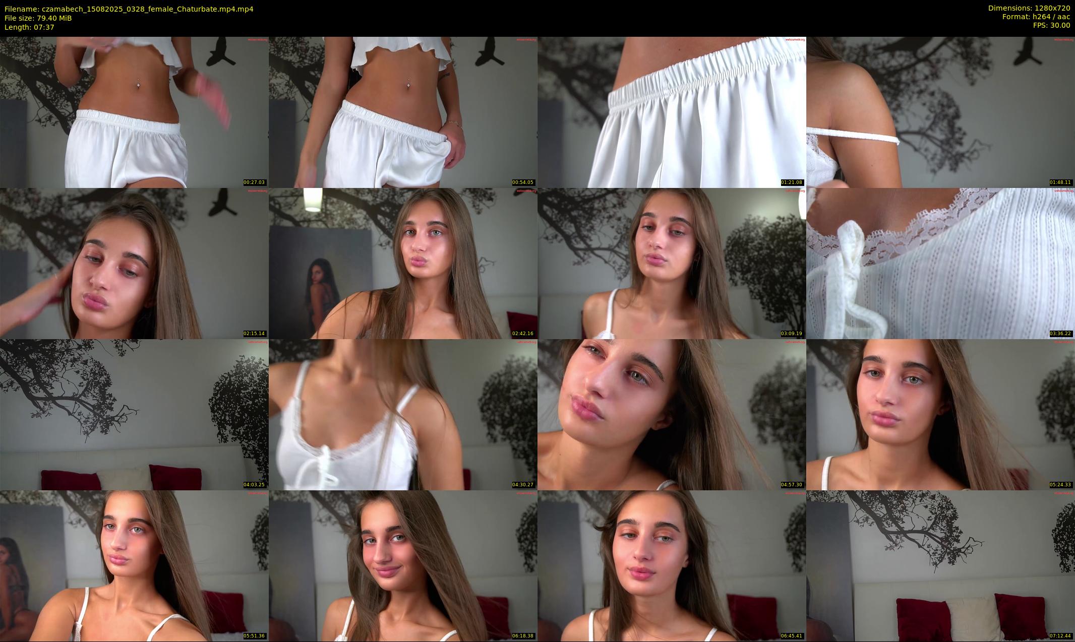 czamabech — 8 minute Chaturbate female cam show recording, 720p, Aug 15, 2025