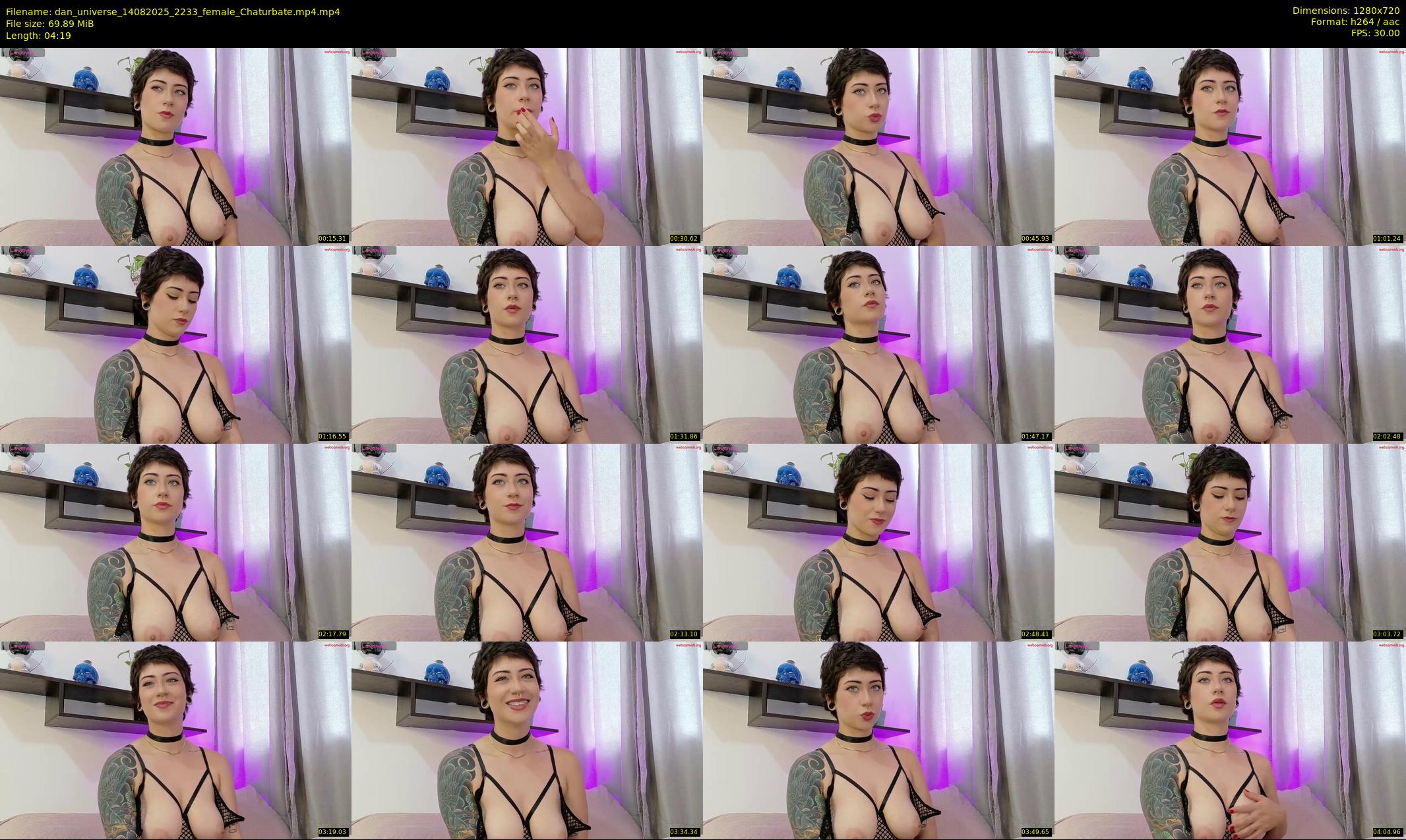 dan_universe — 5 minute Chaturbate female cam show recording, 720p, Aug 14, 2025