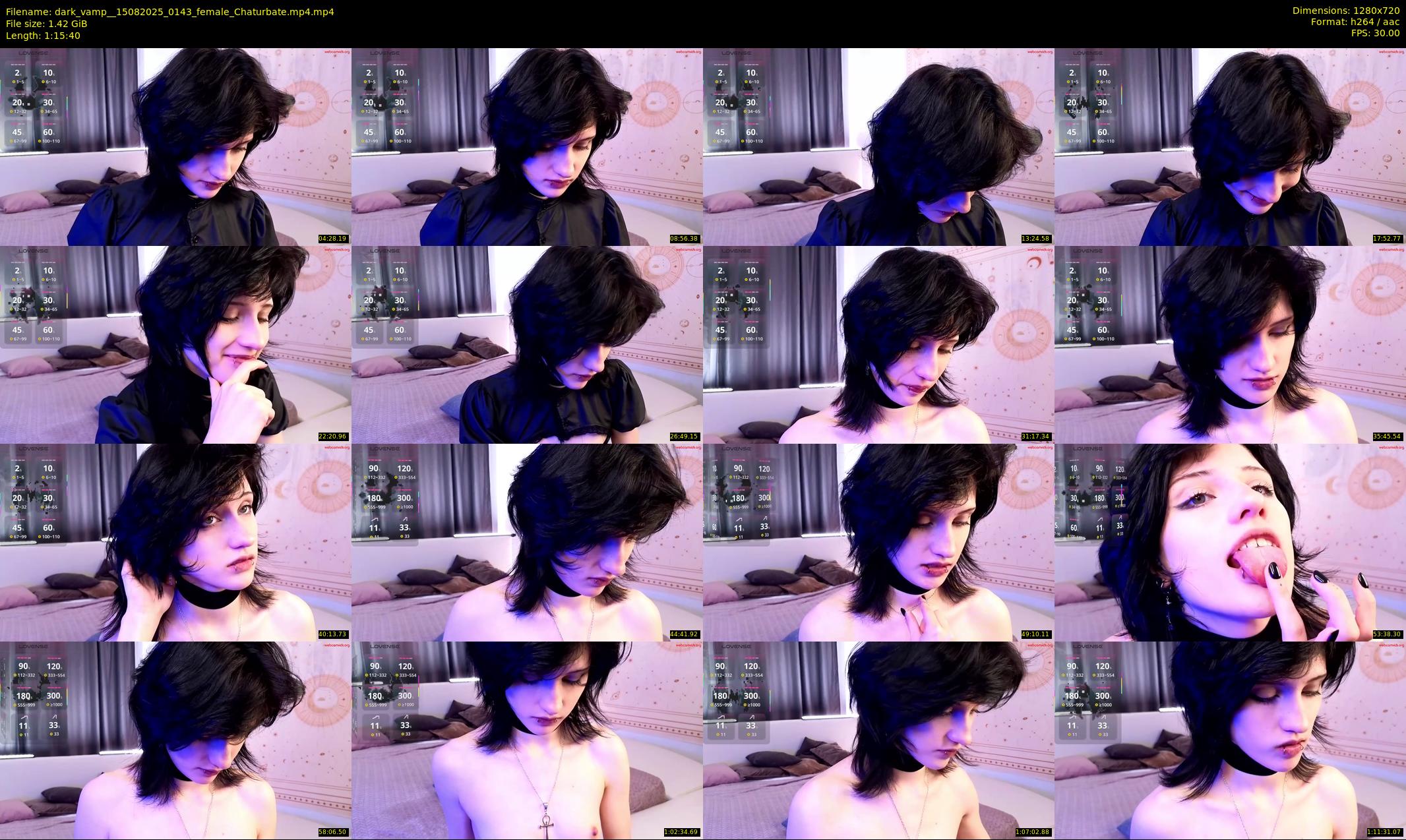 dark_vamp_ — 76 minute Chaturbate female cam show recording, 720p, Aug 15, 2025