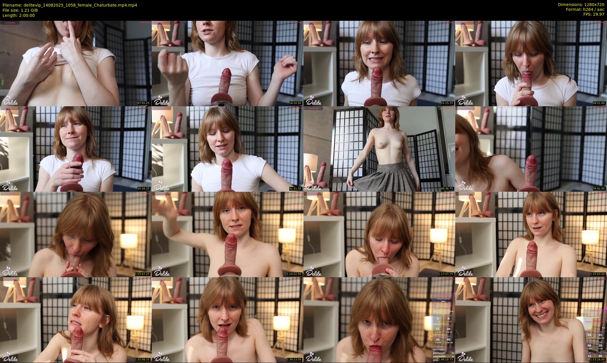delitevip — 120 minute Chaturbate female cam show recording, 720p, Aug 14, 2025