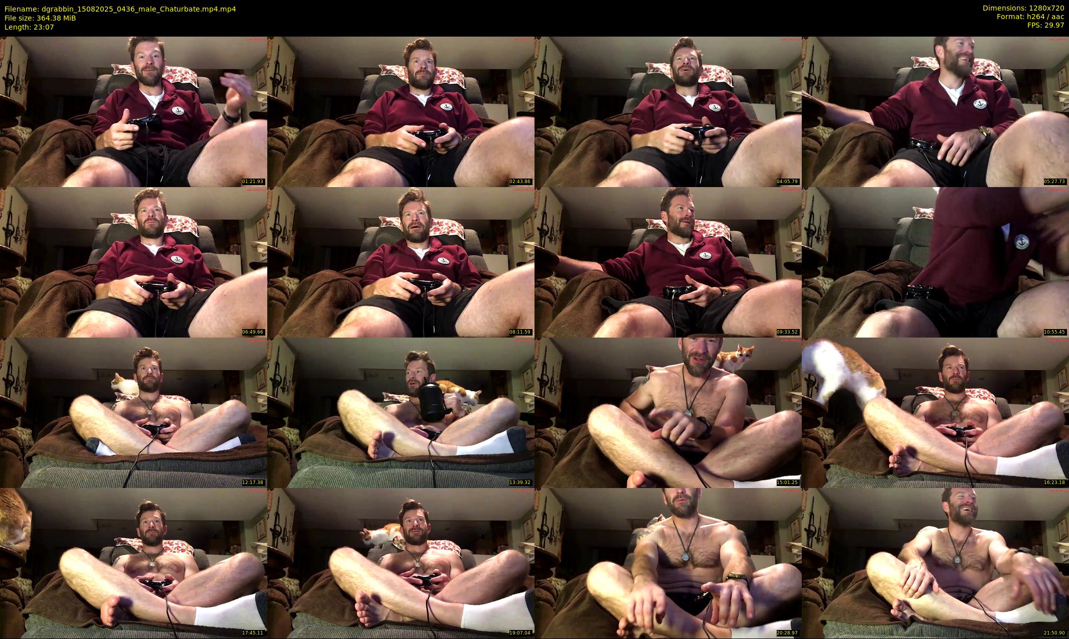 dgrabbin — 24 minute Chaturbate male cam show recording, 720p, Aug 15, 2025