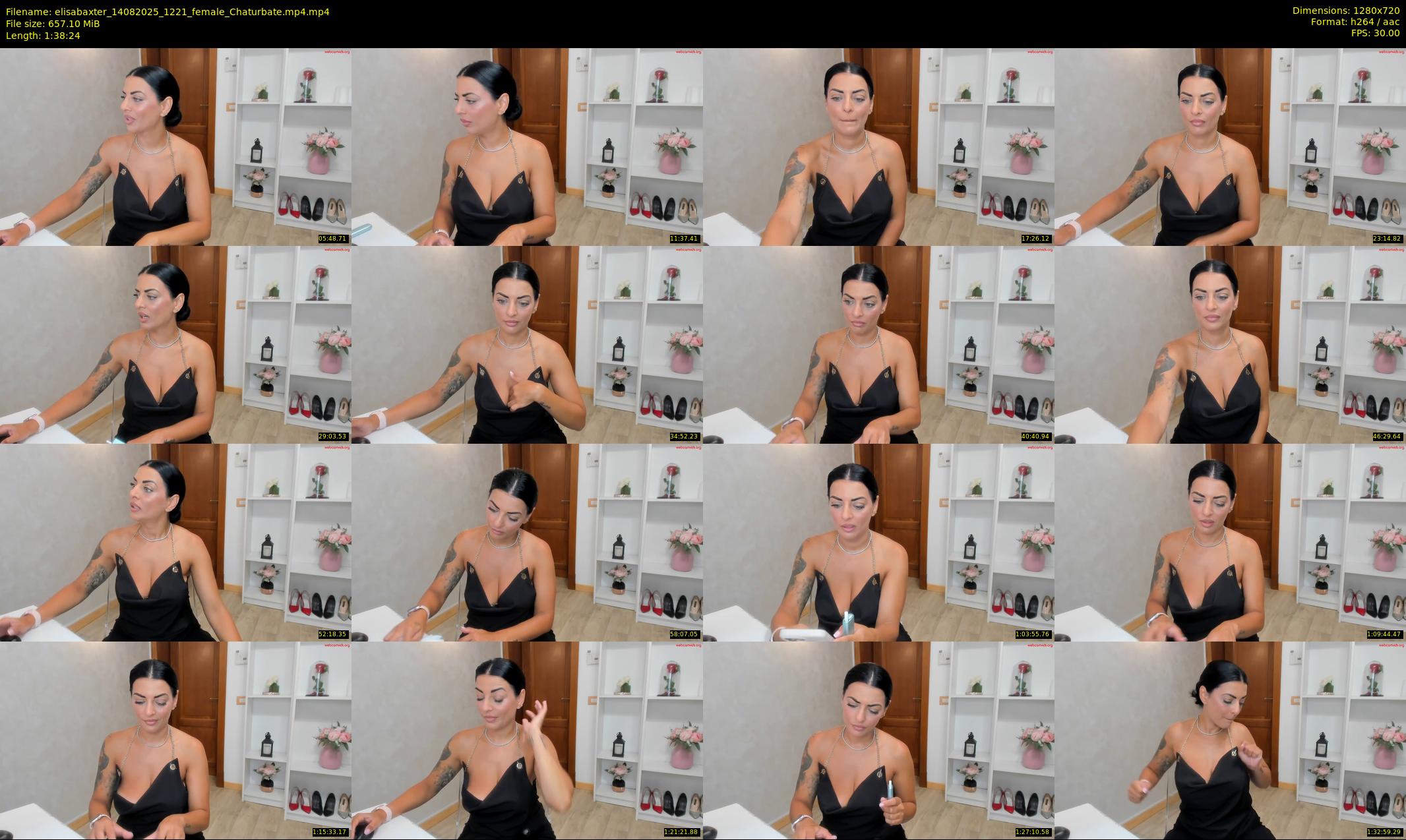 elisabaxter — 99 minute Chaturbate female cam show recording, 720p, Aug 14, 2025