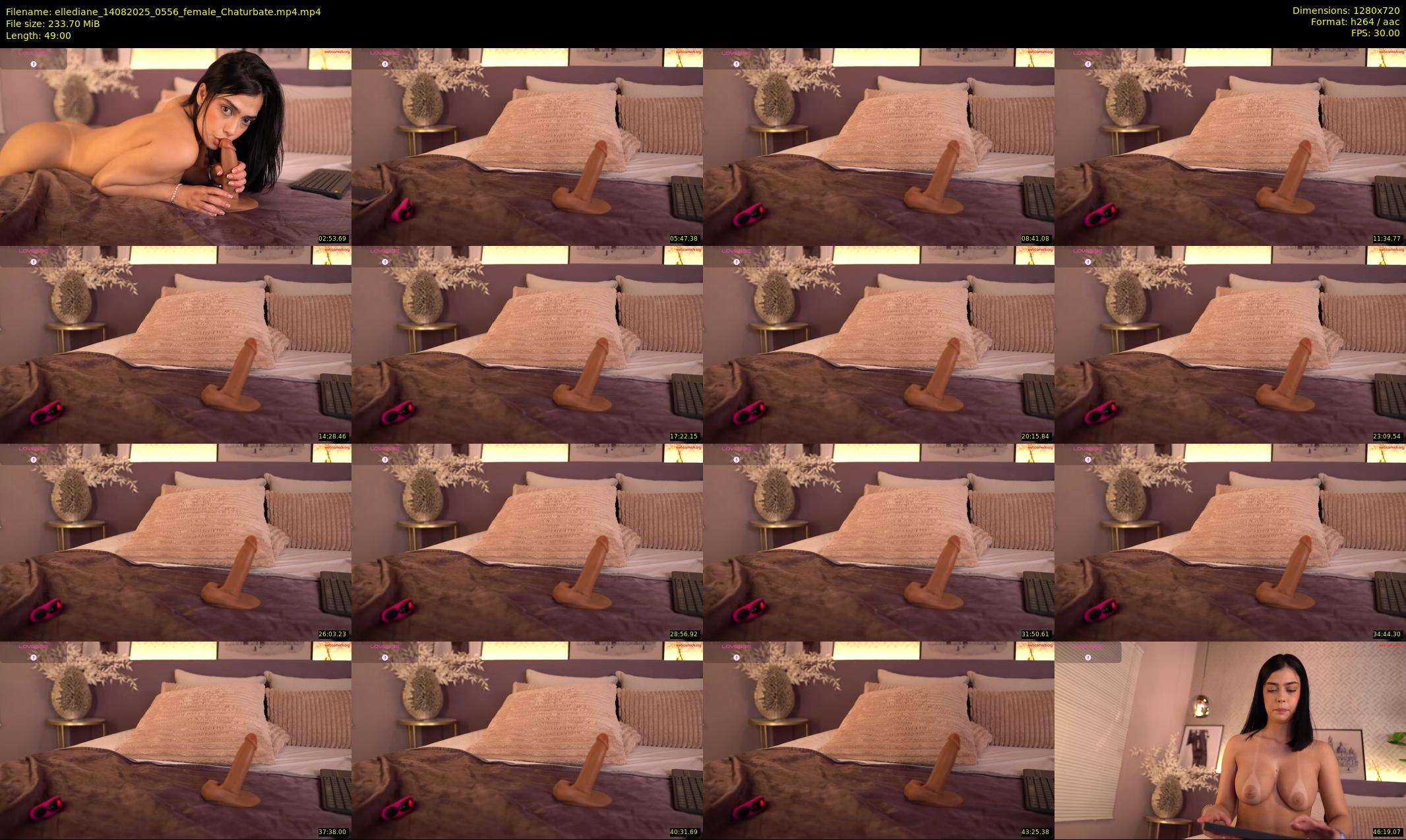 ellediane — 49 minute Chaturbate female cam show recording, 720p, Aug 14, 2025