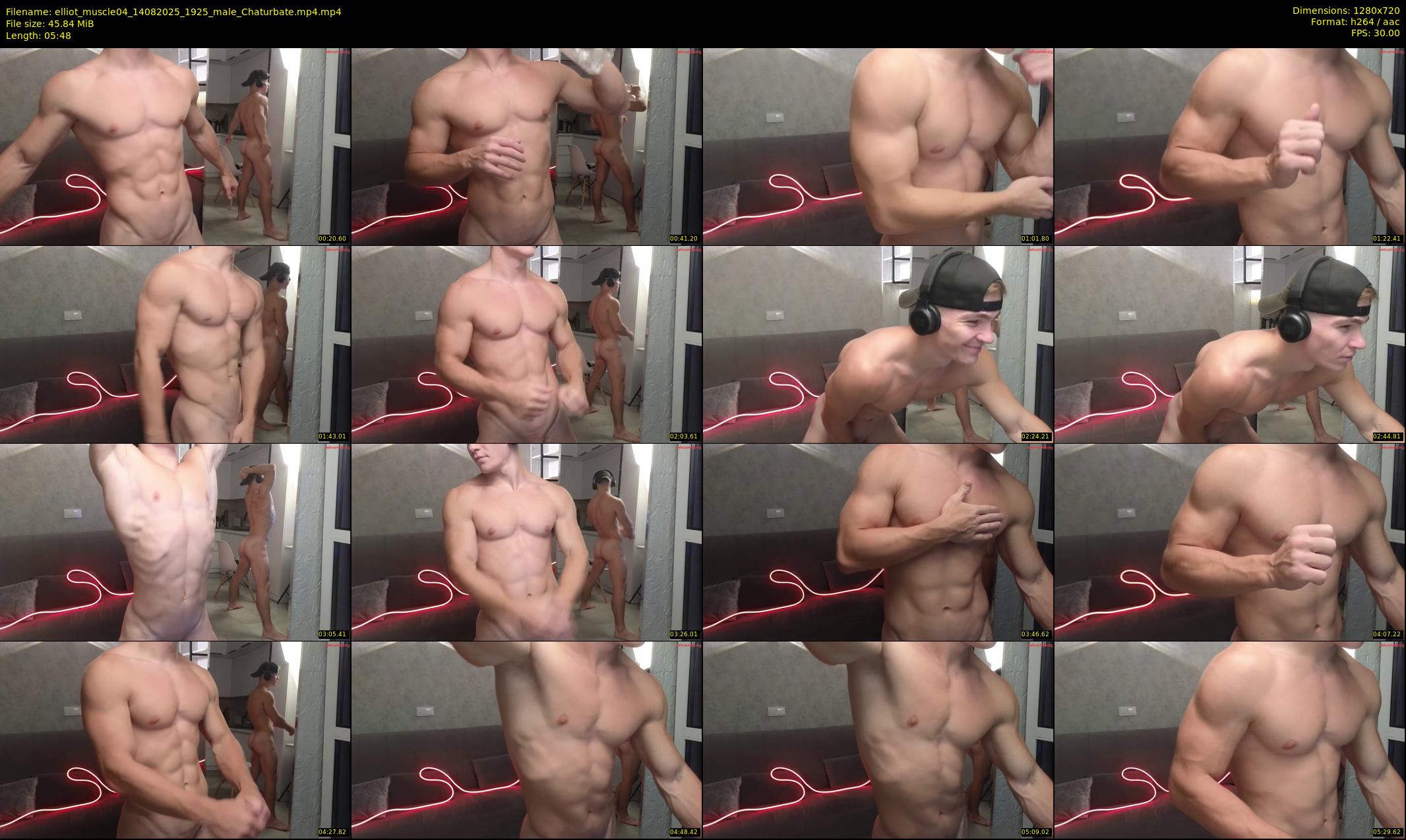 elliot_muscle04 — 6 minute Chaturbate male cam show recording, 720p, Aug 14, 2025