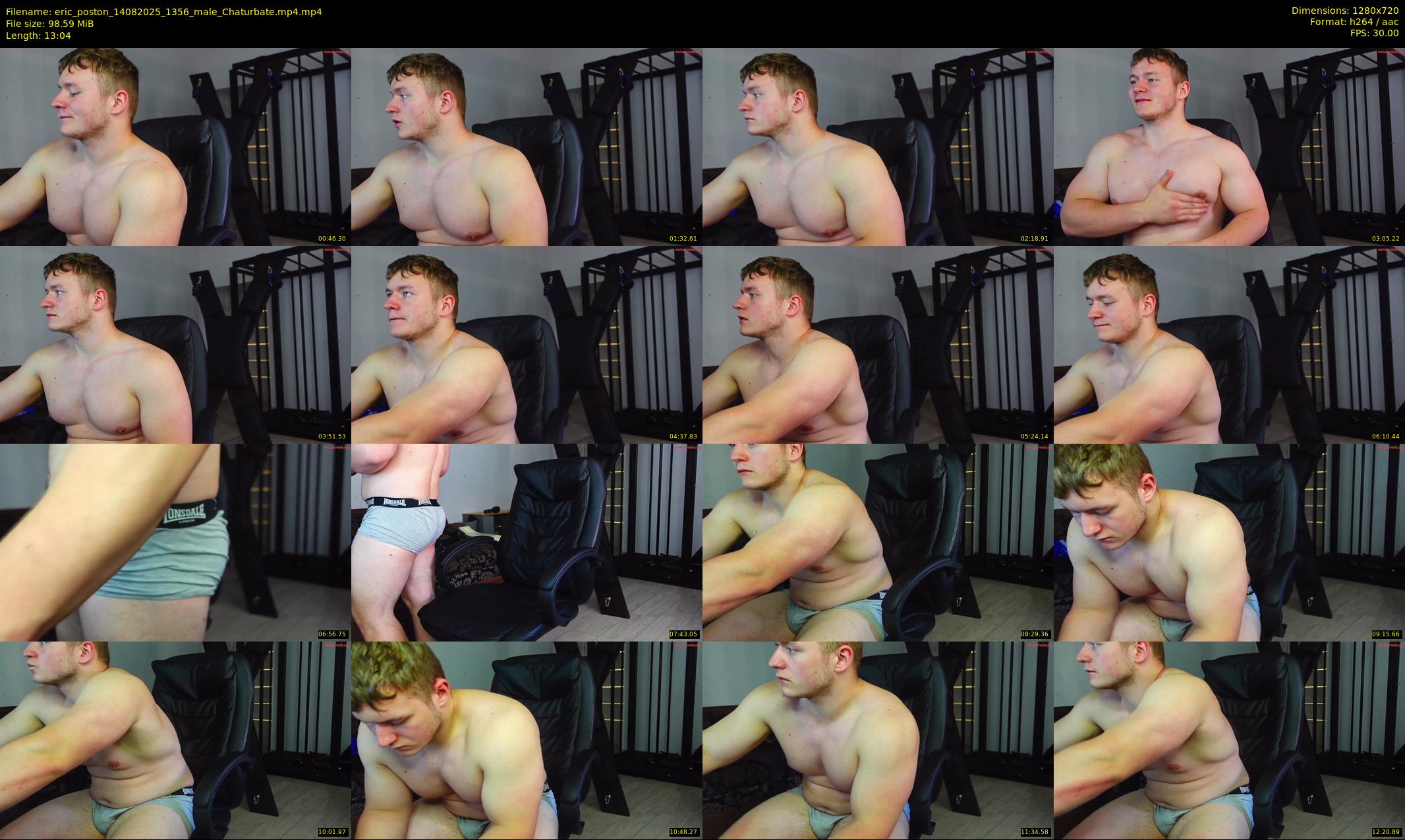 eric_poston — 14 minute Chaturbate male cam show recording, 720p, Aug 14, 2025
