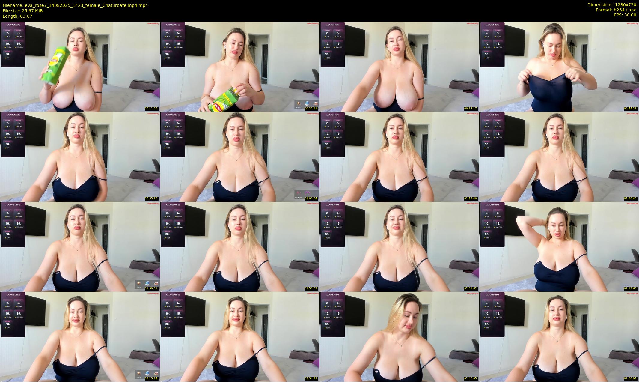 eva_rose7 — 4 minute Chaturbate female cam show recording, 720p, Aug 14, 2025