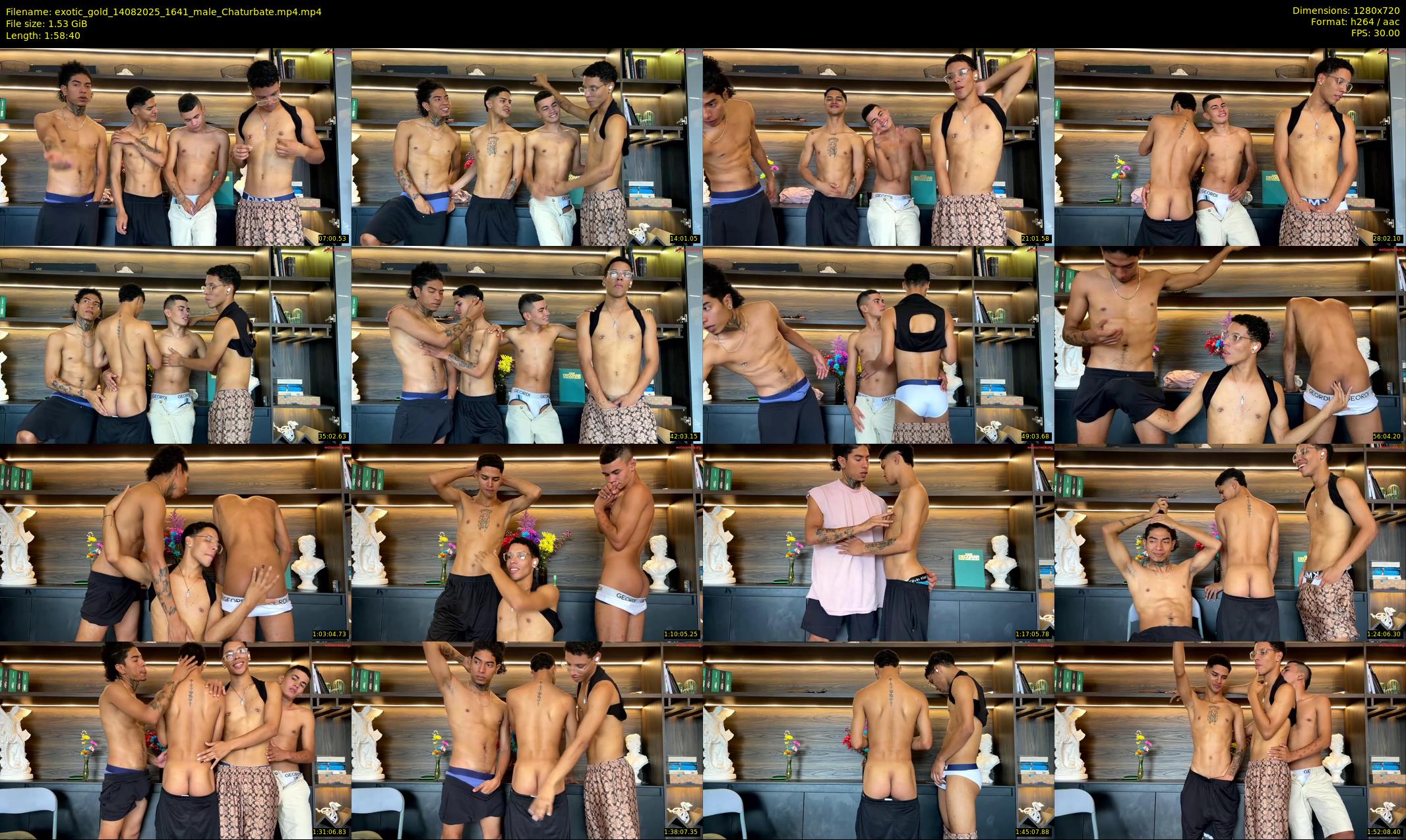 exotic_gold — 119 minute Chaturbate male cam show recording, 720p, Aug 14, 2025