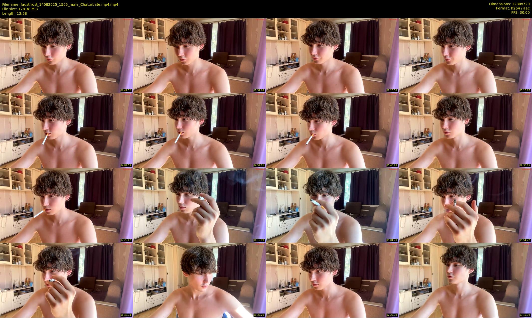 faustfrost — 14 minute Chaturbate male cam show recording, 720p, Aug 14, 2025