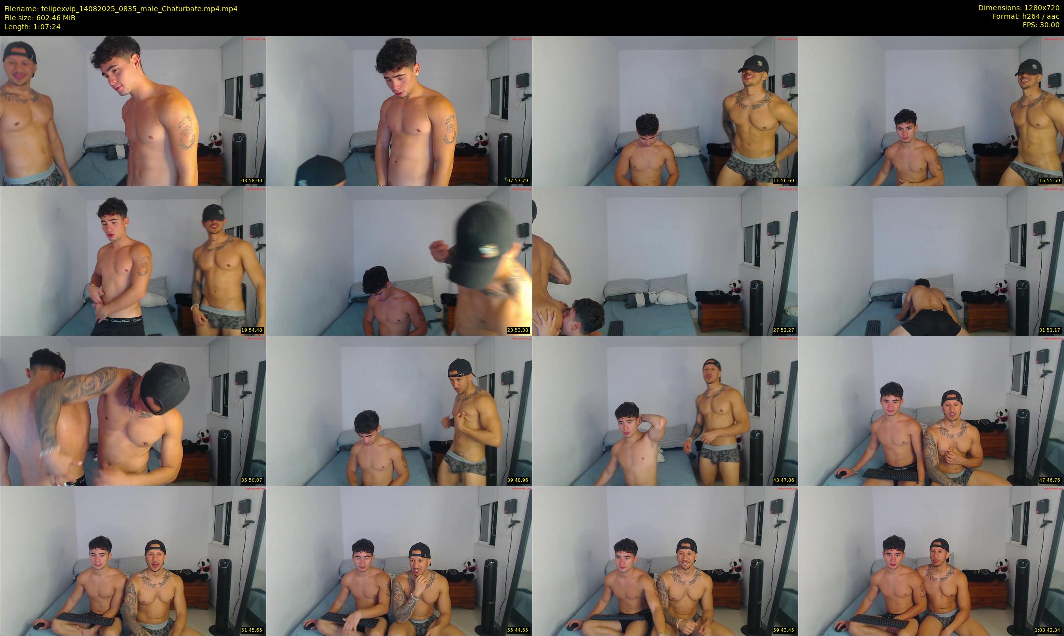 felipexvip — 68 minute Chaturbate male cam show recording, 720p, Aug 14, 2025