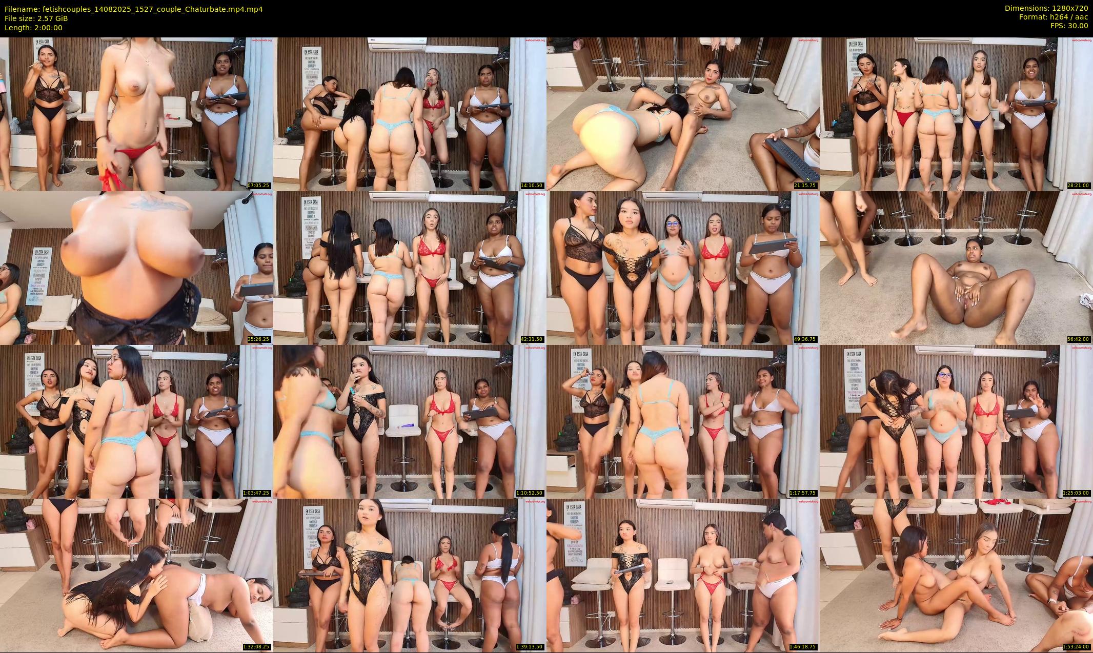 fetishcouples — 120 minute Chaturbate couple cam show recording, 720p, Aug 14, 2025
