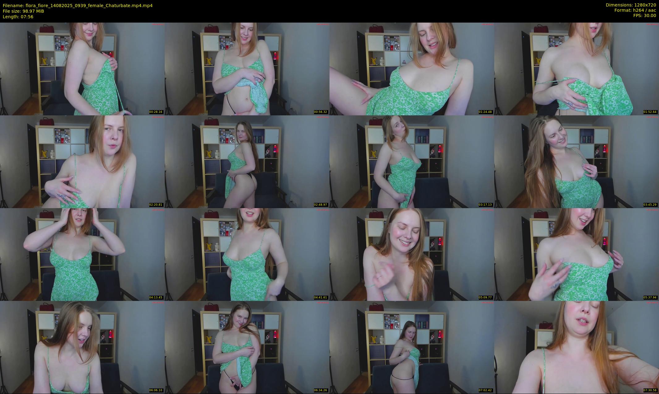 flora_fiore — 8 minute Chaturbate female cam show recording, 720p, Aug 14, 2025