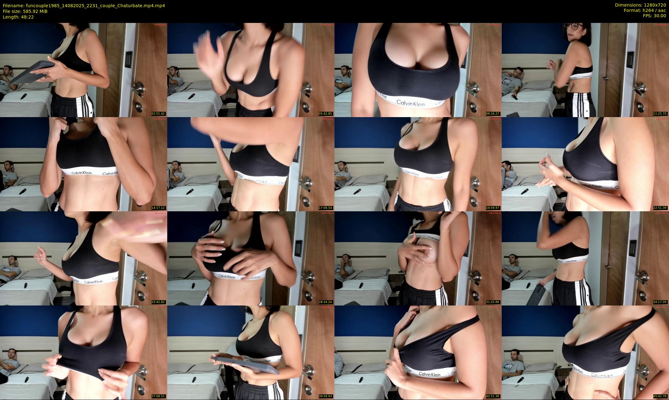 funcouple1985 — 49 minute Chaturbate couple cam show recording, 720p, Aug 14, 2025