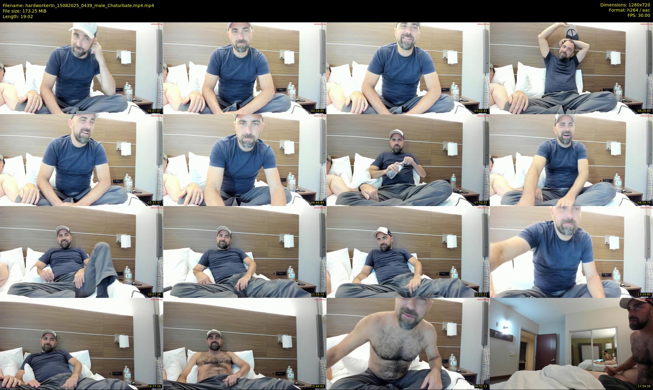 hardworkertn — 20 minute Chaturbate male cam show recording, 720p, Aug 15, 2025