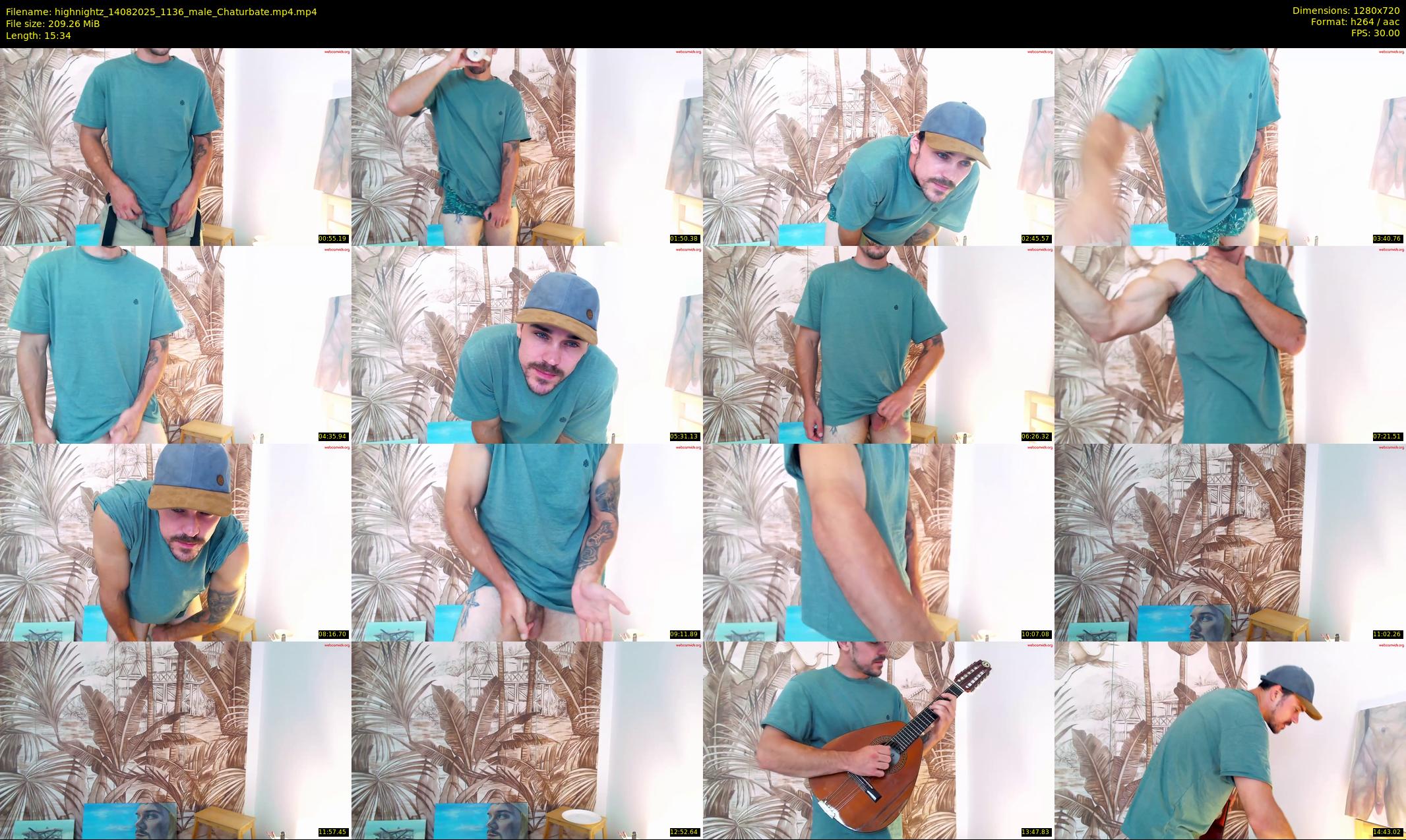 highnightz — 16 minute Chaturbate male cam show recording, 720p, Aug 14, 2025