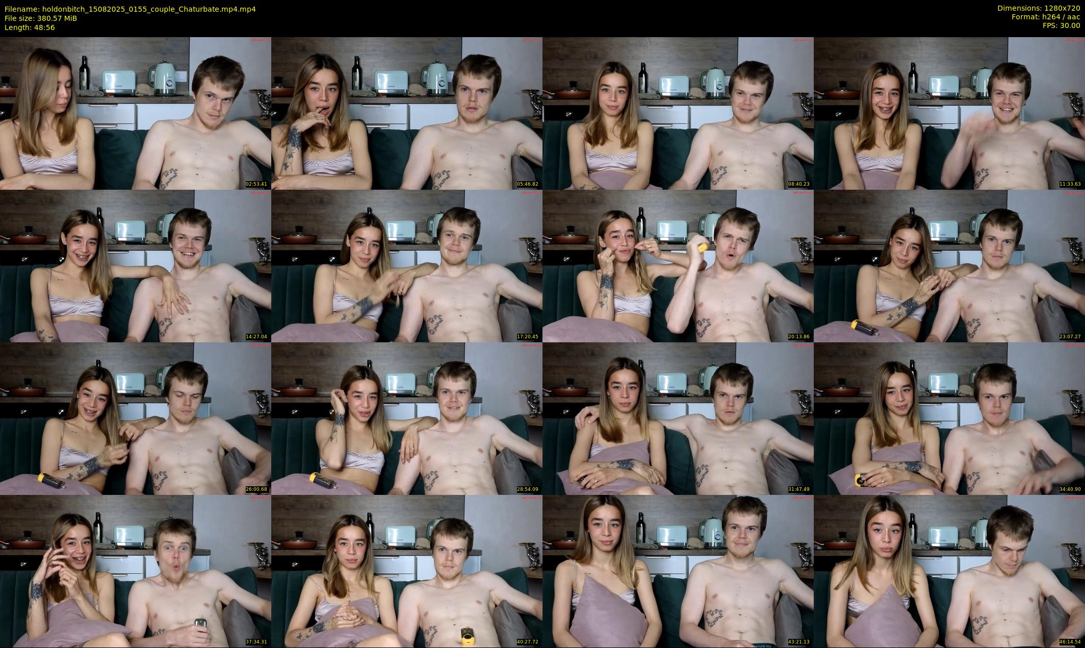 holdonbitch — 49 minute Chaturbate male cam show recording, 720p, Aug 15, 2025