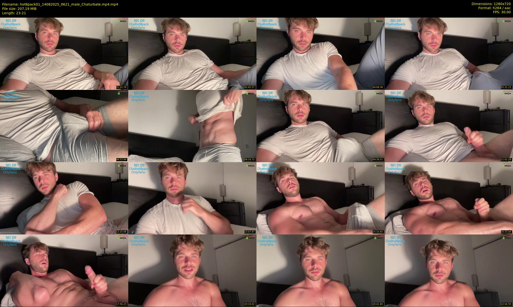 hot8pack01 — 24 minute Chaturbate male cam show recording, 720p, Aug 14, 2025