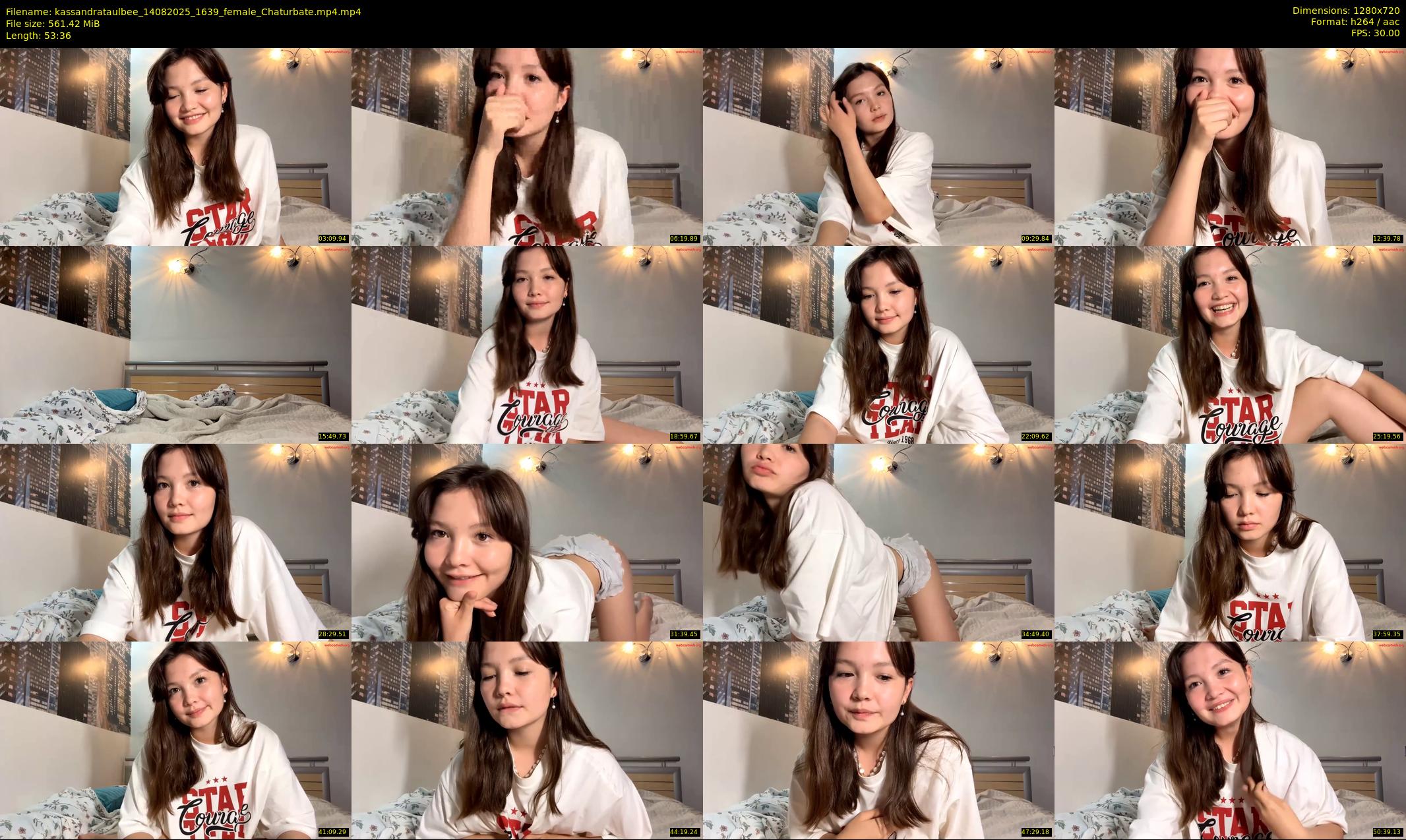 kassandrataulbee — 54 minute Chaturbate female cam show recording, 720p, Aug 14, 2025
