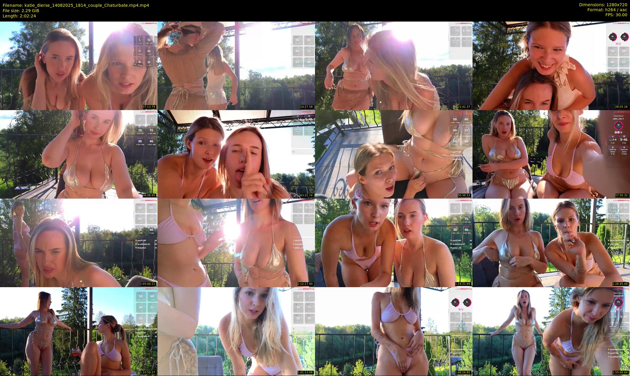 katie_dierse — 123 minute Chaturbate female cam show recording, 720p, Aug 14, 2025