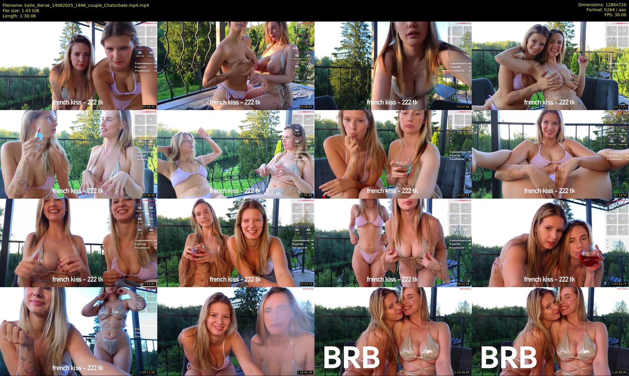 katie_dierse — 91 minute Chaturbate female cam show recording, 720p, Aug 14, 2025