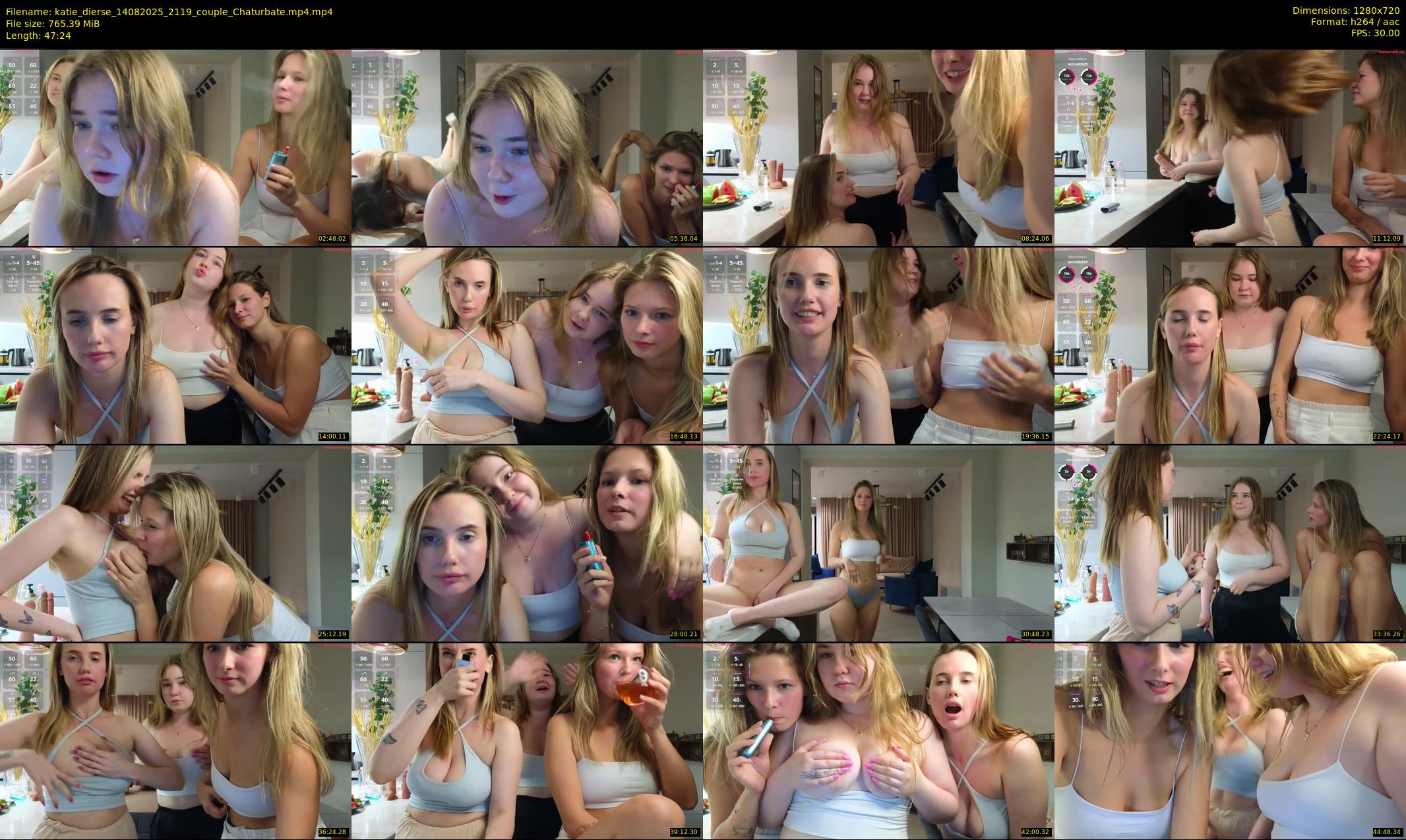 katie_dierse — 48 minute Chaturbate female cam show recording, 720p, Aug 14, 2025