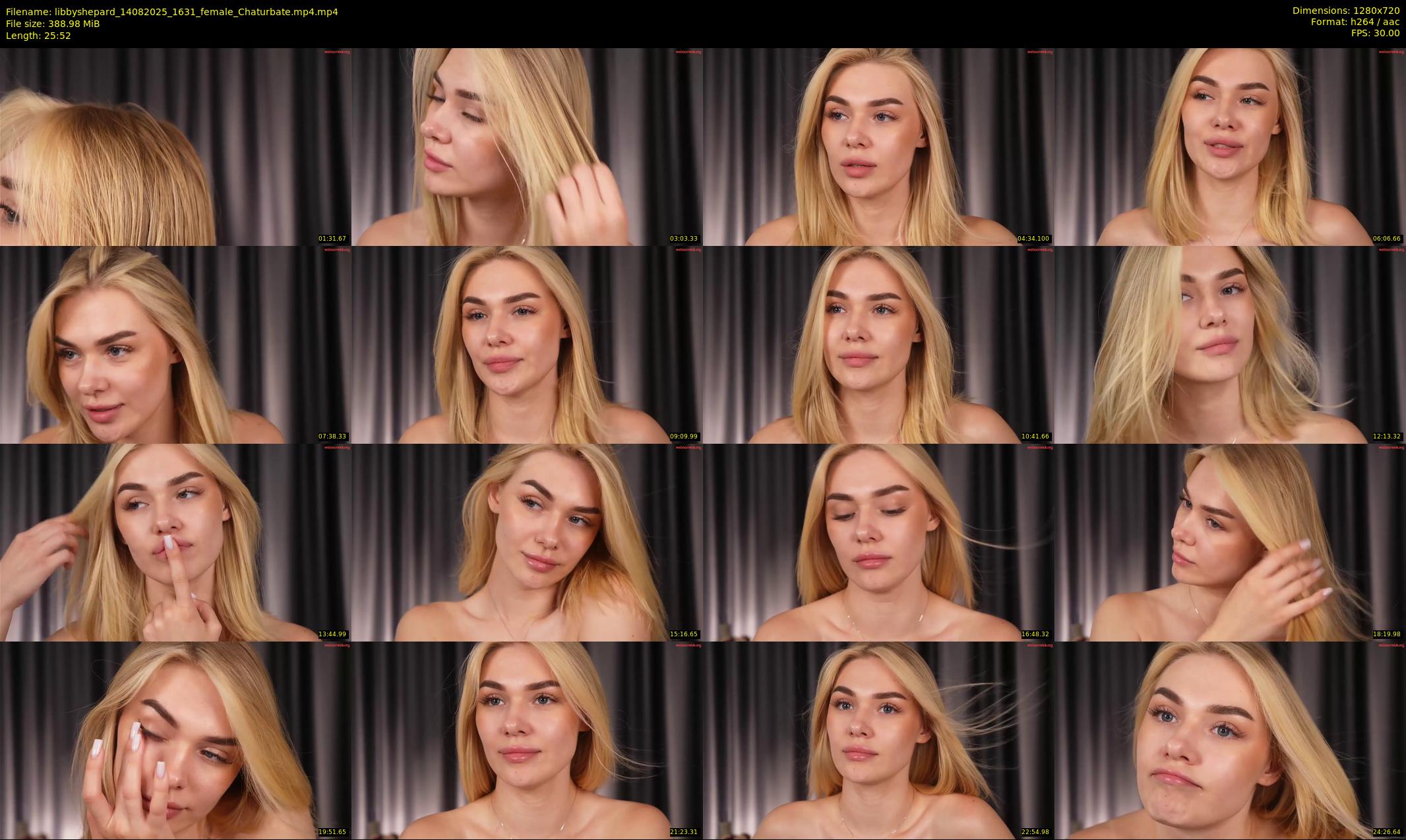 libbyshepard — 26 minute Chaturbate female cam show recording, 720p, Aug 14, 2025