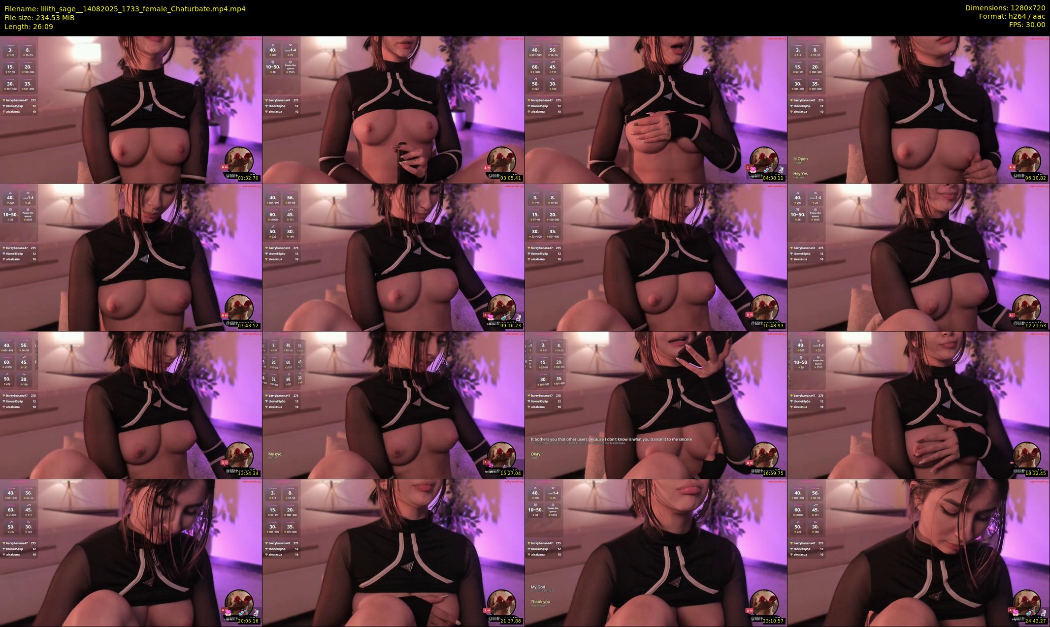 lilith_sage_ — 27 minute Chaturbate female cam show recording, 720p, Aug 14, 2025