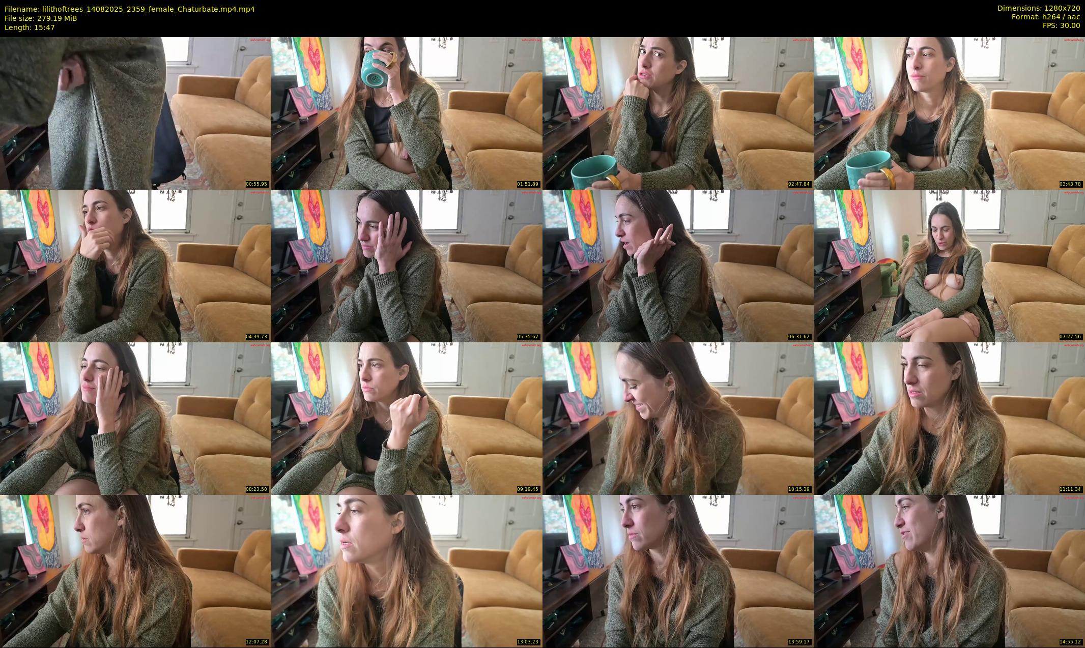lilithoftrees — 16 minute Chaturbate female cam show recording, 720p, Aug 14, 2025