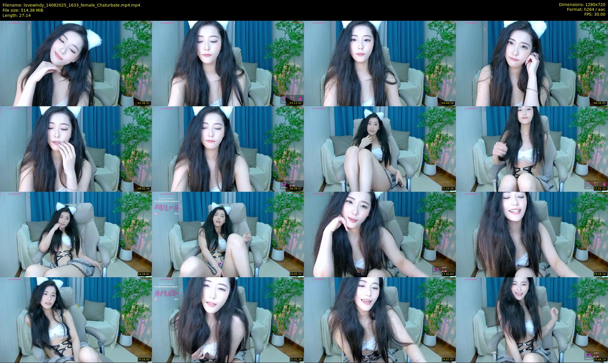 lovewindy — 28 minute Chaturbate female cam show recording, 720p, Aug 14, 2025