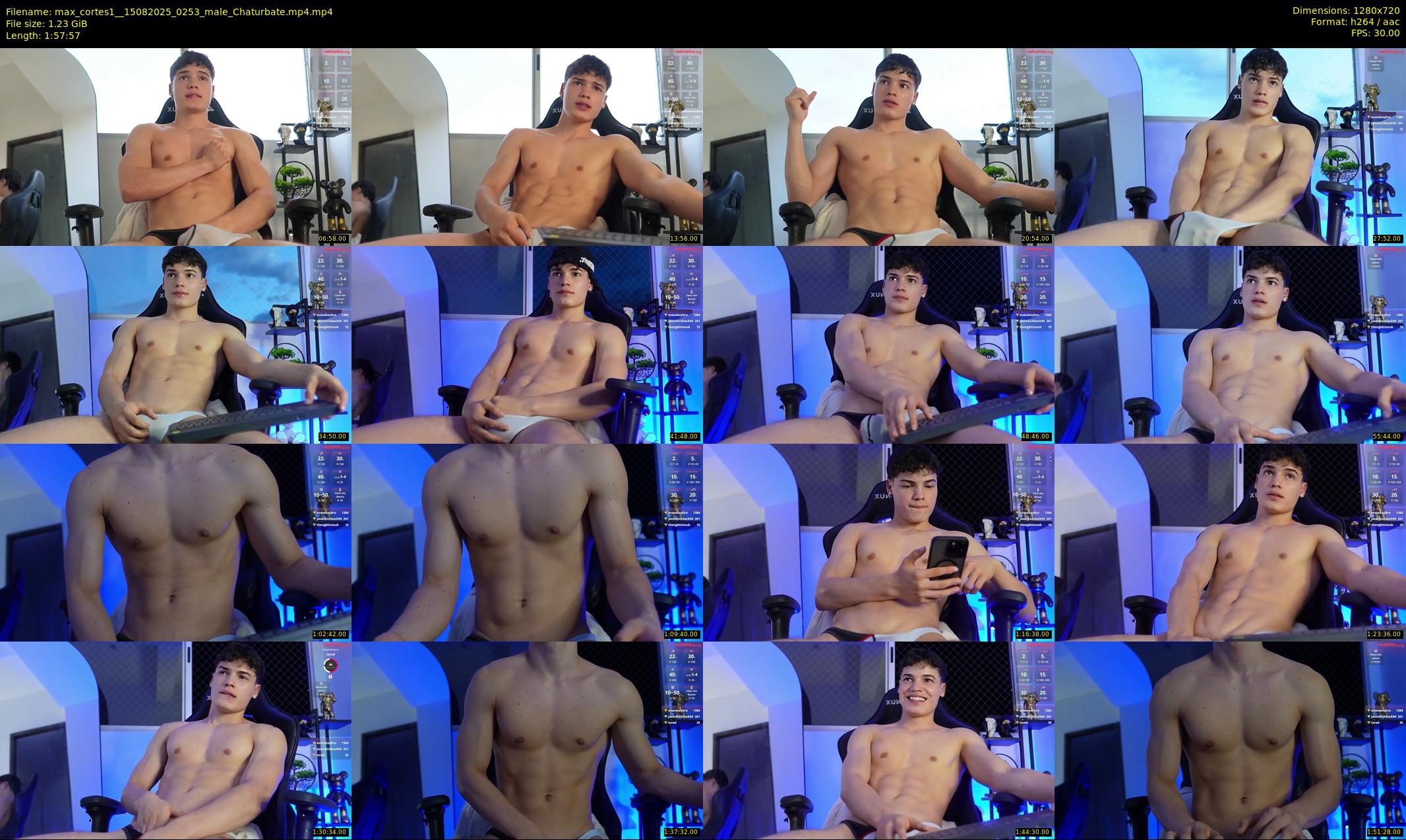 max_cortes1_ — 118 minute Chaturbate male cam show recording, 720p, Aug 15, 2025