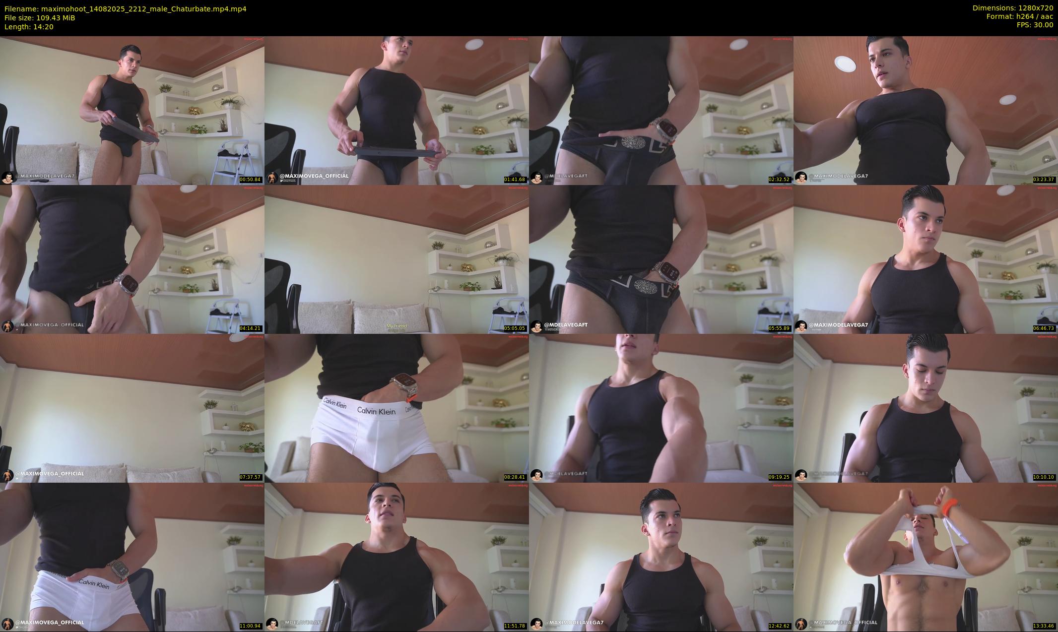 maximohoot — 15 minute Chaturbate male cam show recording, 720p, Aug 14, 2025