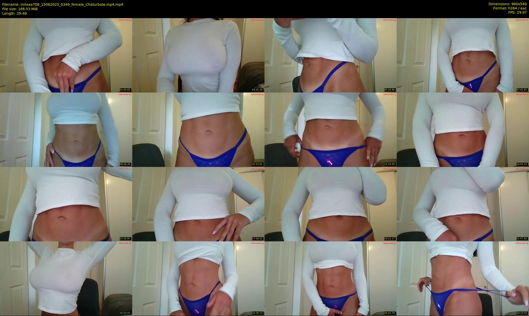 milaaa708 — 30 minute Chaturbate female cam show recording, 480p, Aug 15, 2025