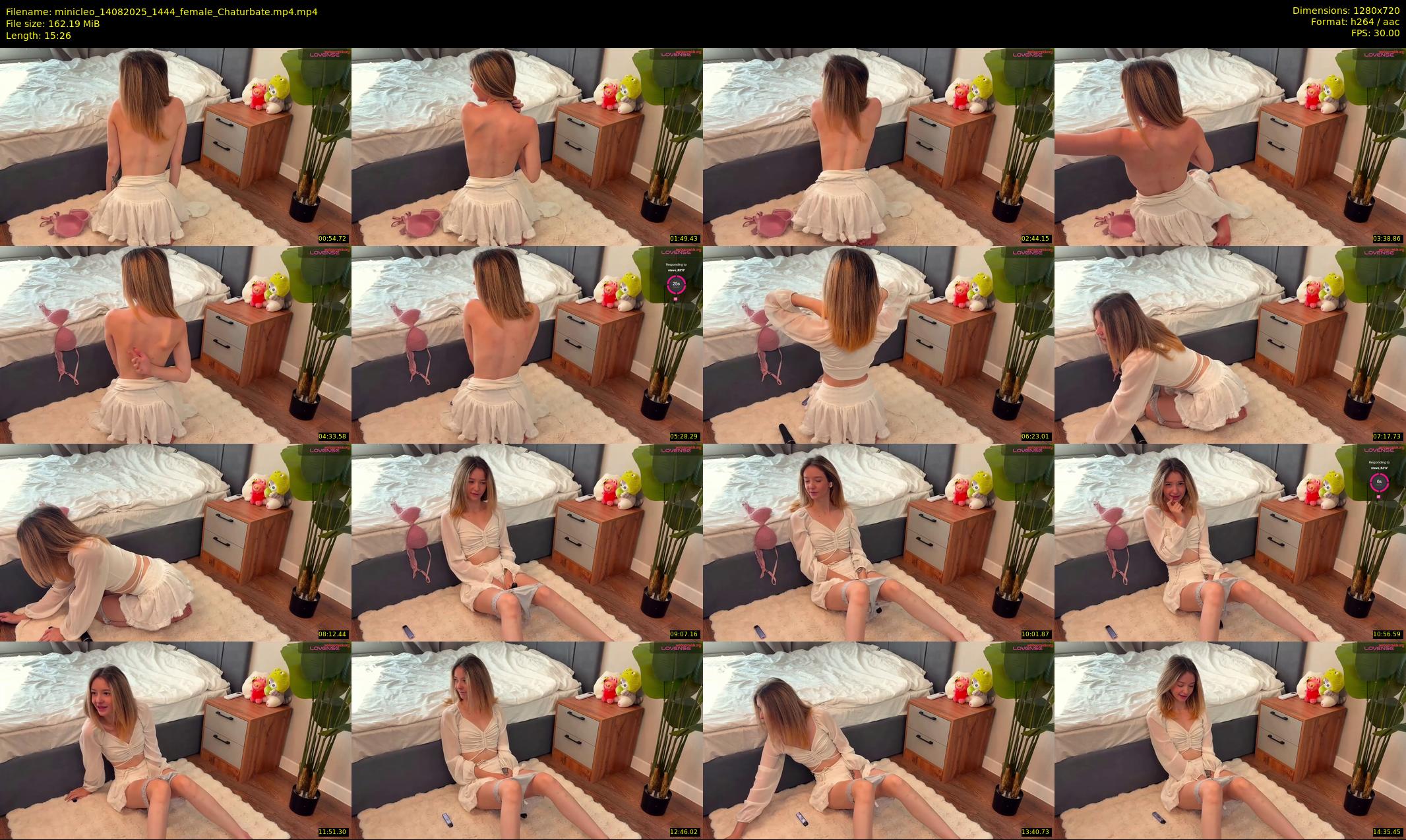 minicleo — 16 minute Chaturbate female cam show recording, 720p, Aug 14, 2025