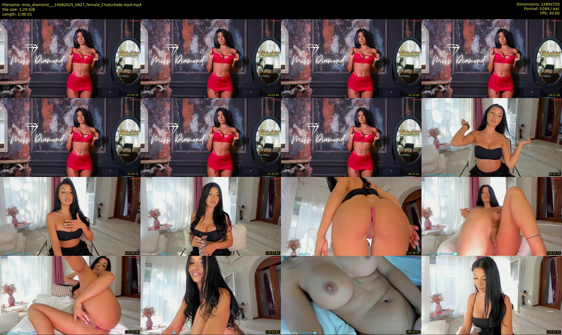 miss_diamond__ — 121 minute Chaturbate female cam show recording, 720p, Aug 14, 2025