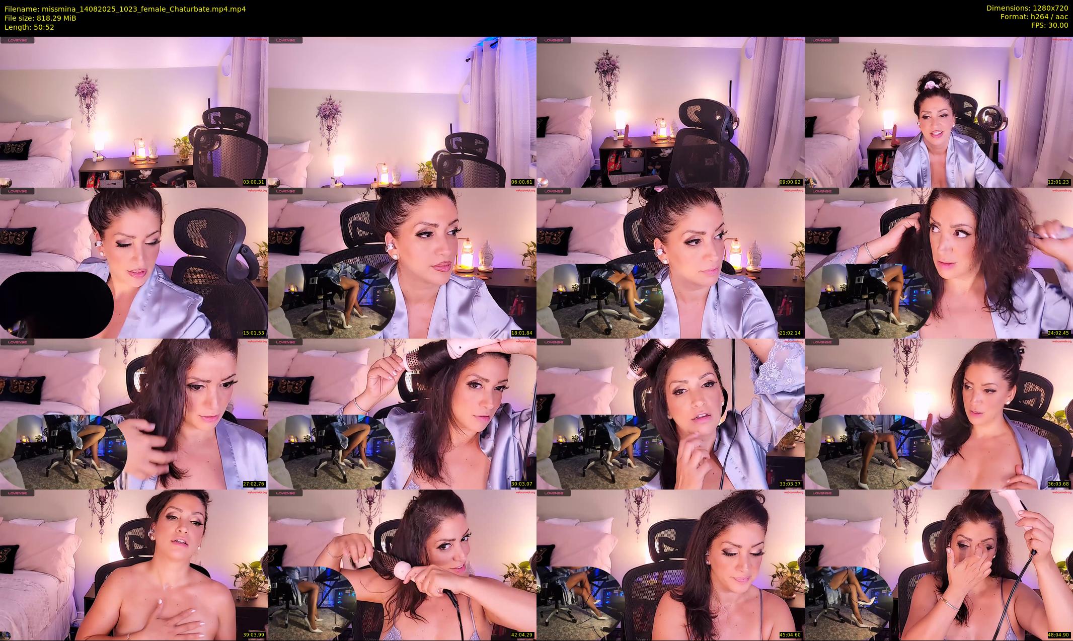 missmina — 51 minute Chaturbate female cam show recording, 720p, Aug 14, 2025