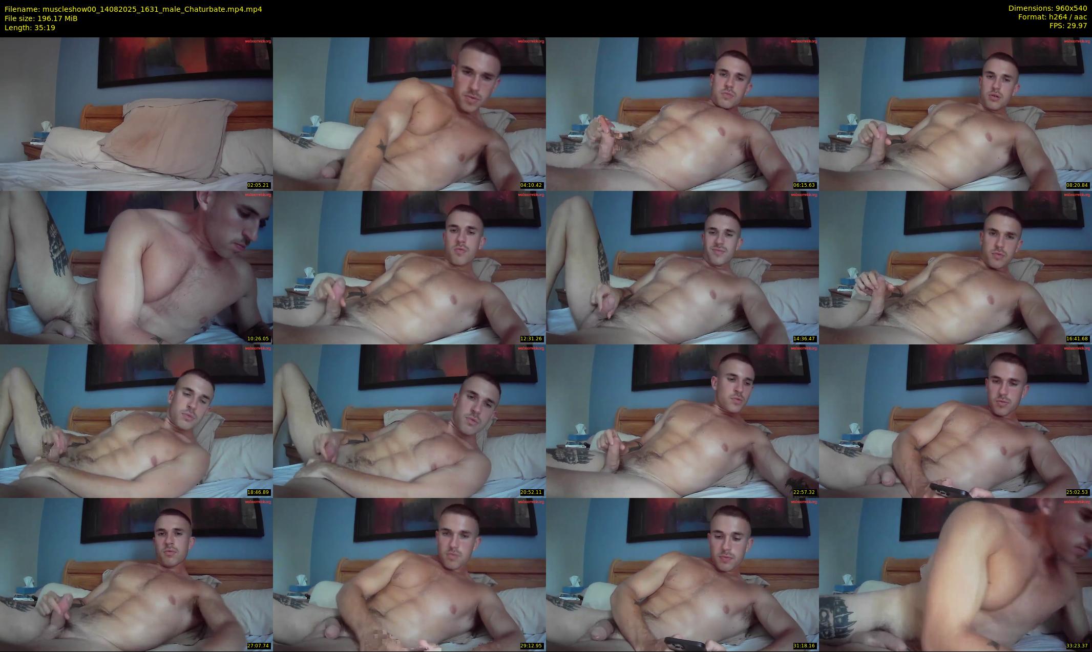 muscleshow00 — 36 minute Chaturbate male cam show recording, 480p, Aug 14, 2025