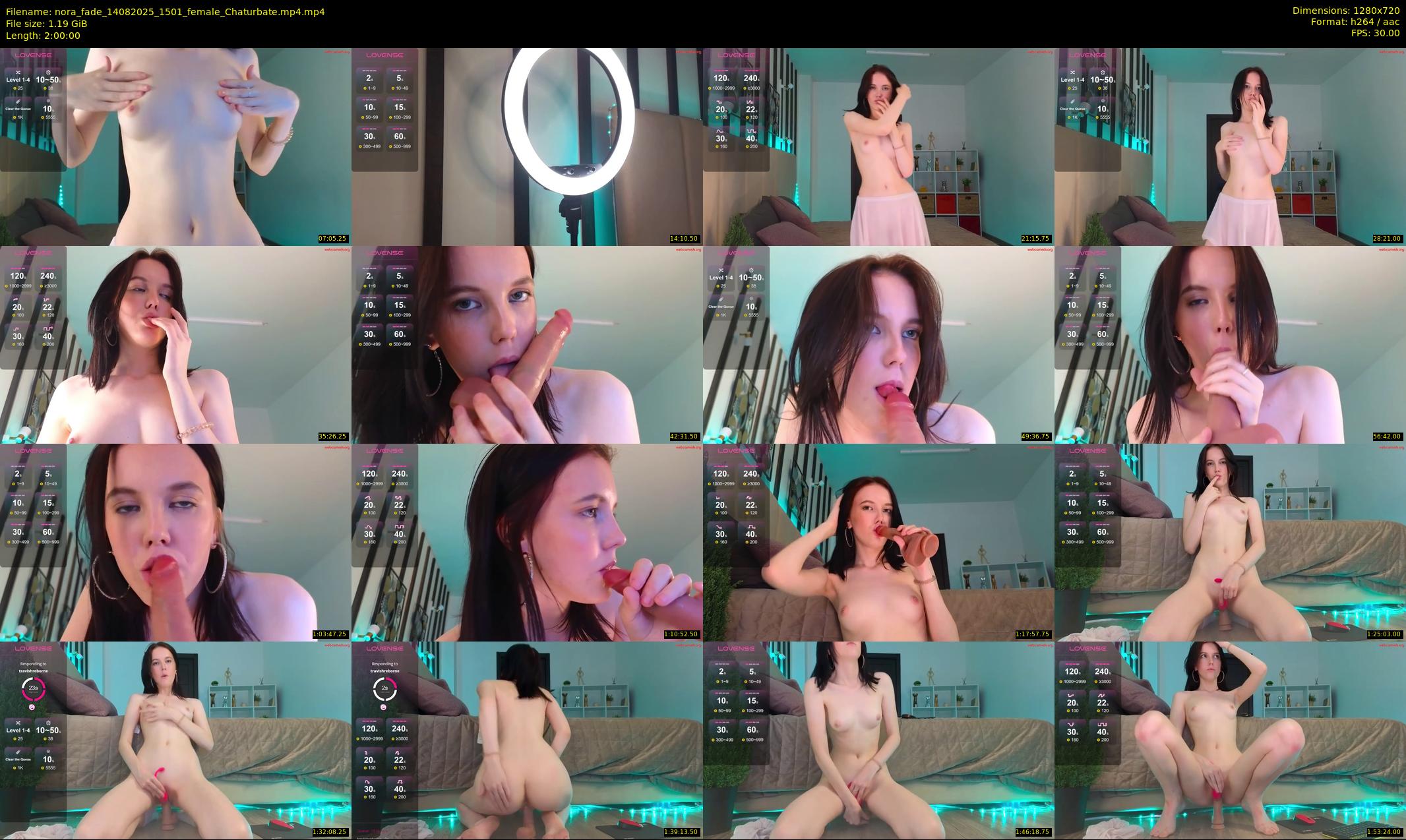 nora_fade — 120 minute Chaturbate female cam show recording, 720p, Aug 14, 2025