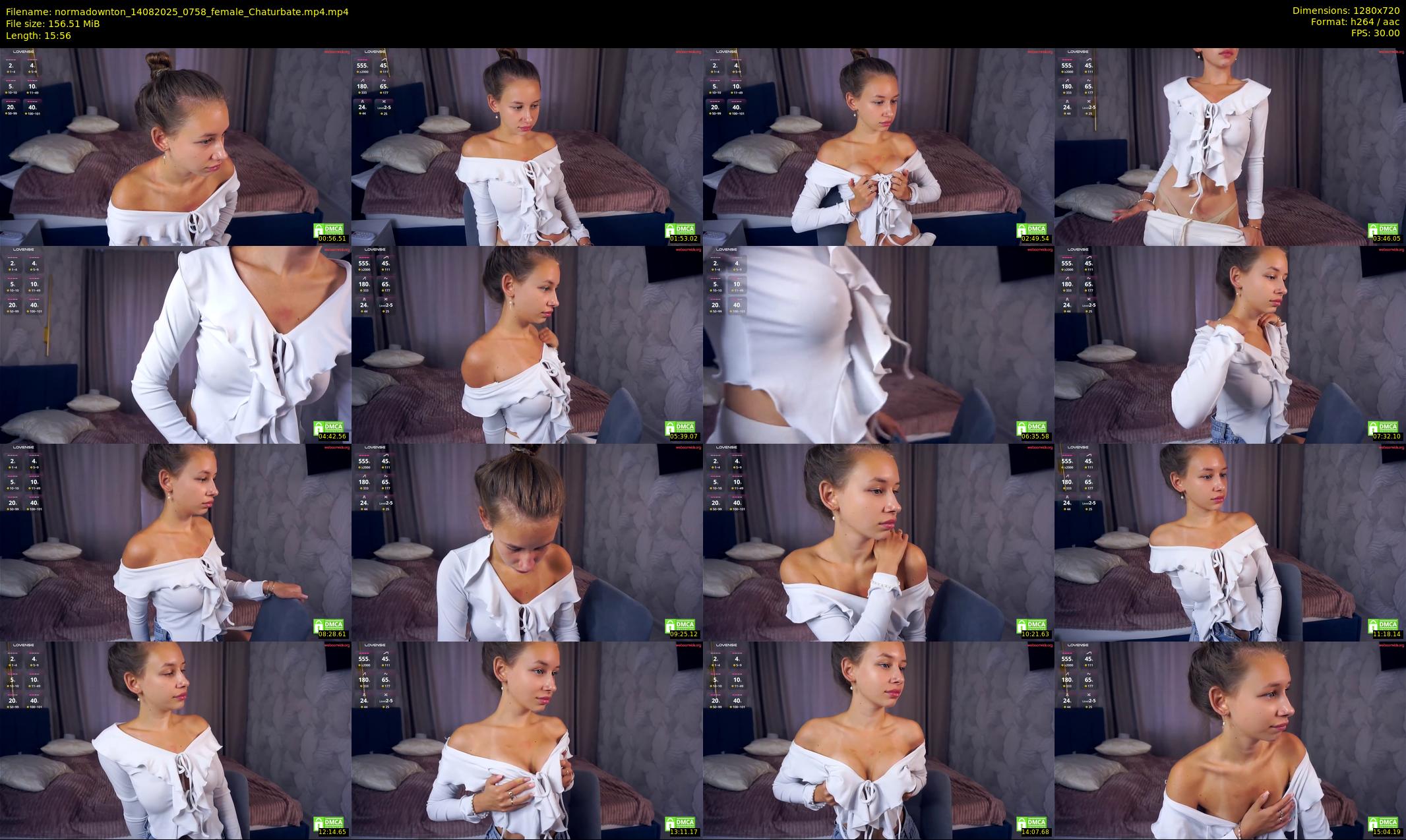 normadownton — 16 minute Chaturbate female cam show recording, 720p, Aug 14, 2025